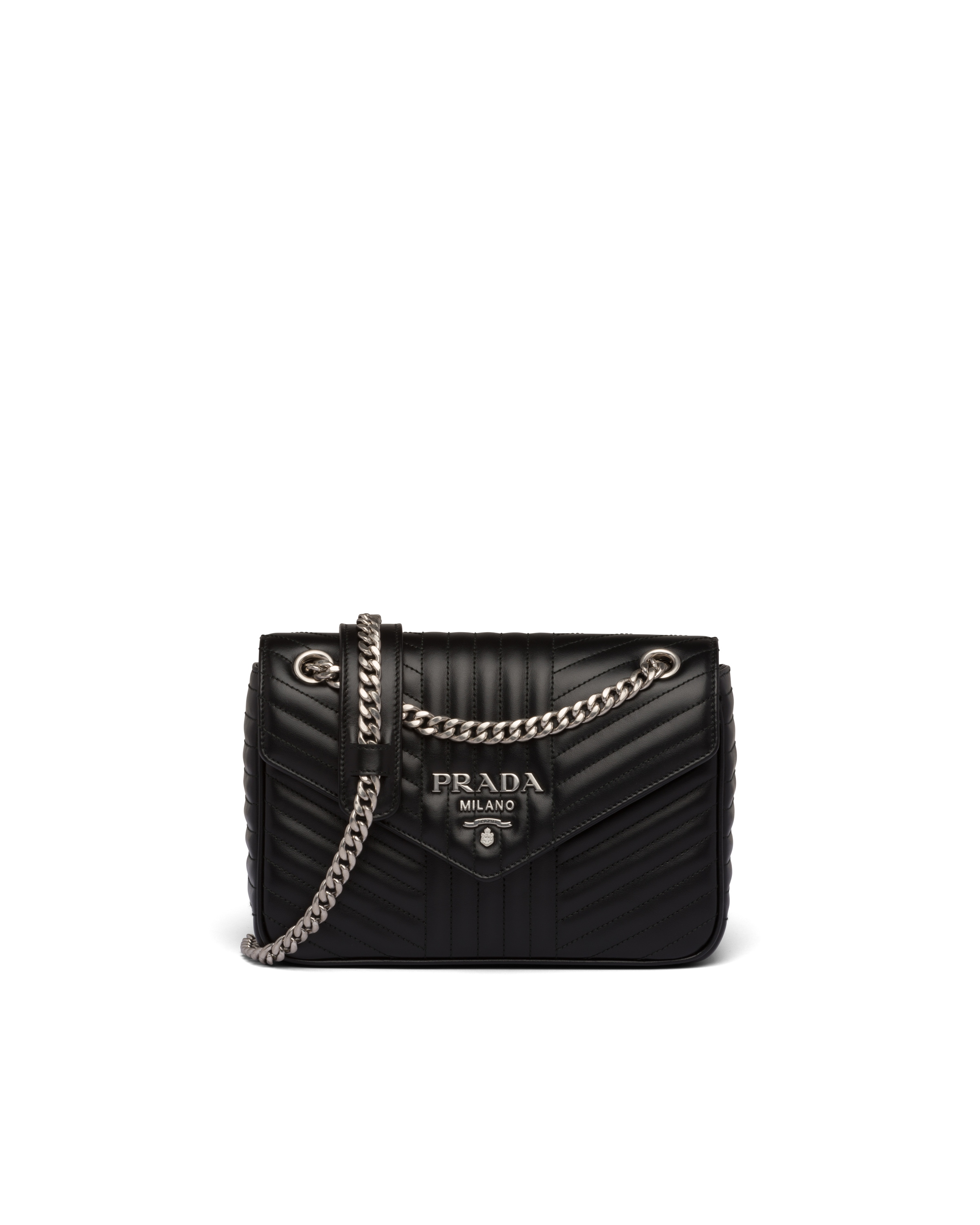 Black Prada Diagramme shoulder bag | Prada