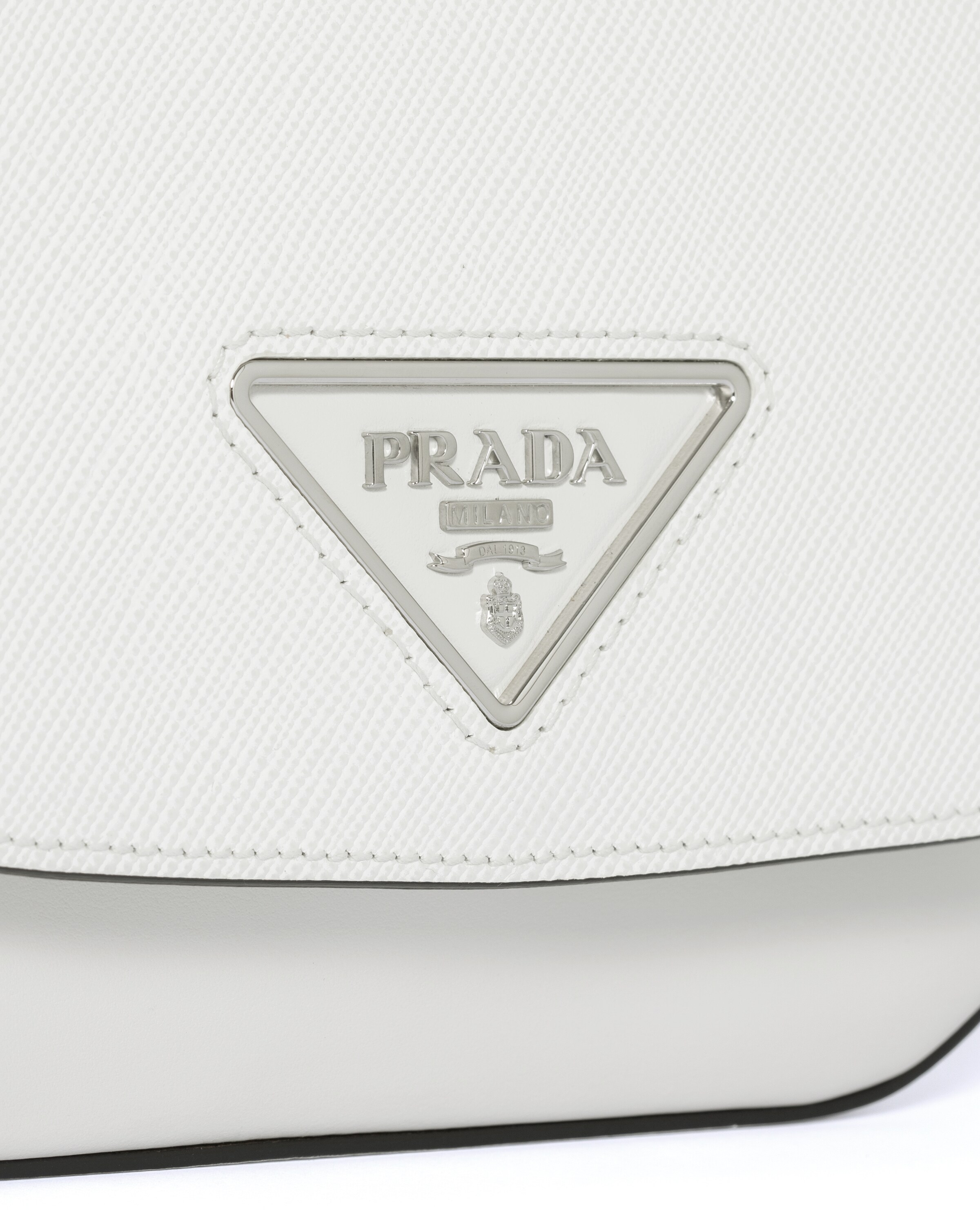 Saffiano leather Prada Identity shoulder bag Prada