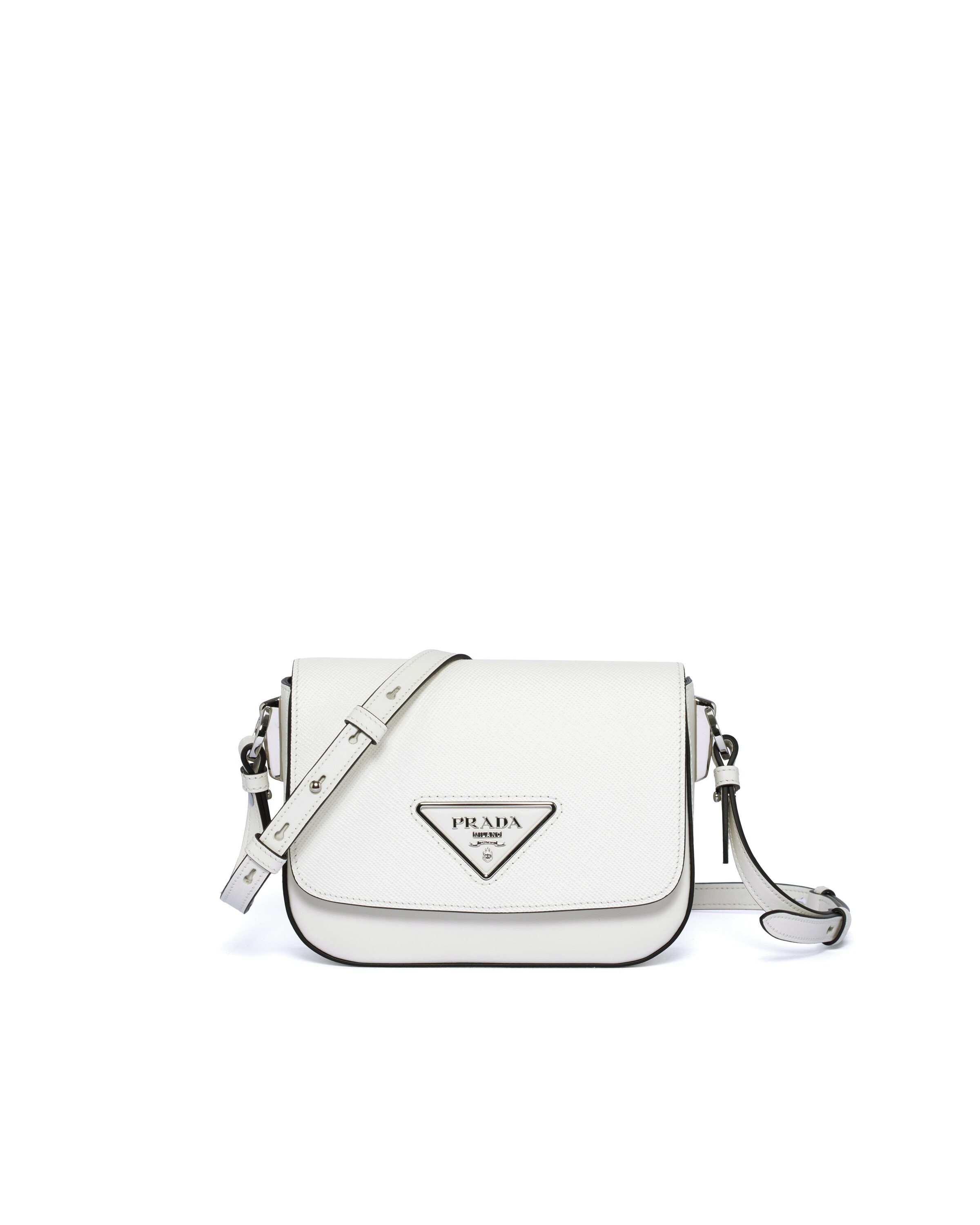Saffiano leather Prada Identity shoulder bag Prada