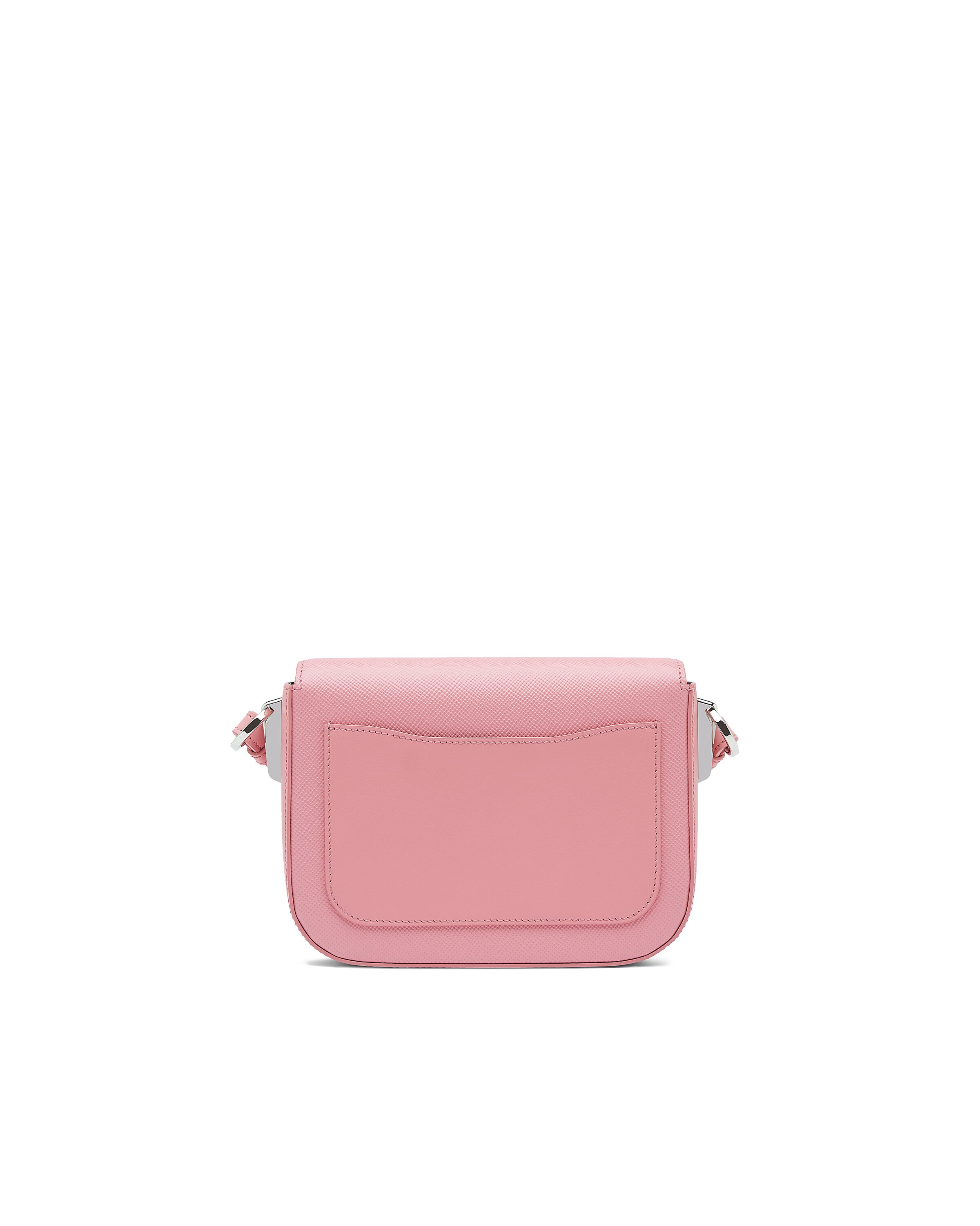 Petal Pink Saffiano leather Prada Identity shoulder bag Prada