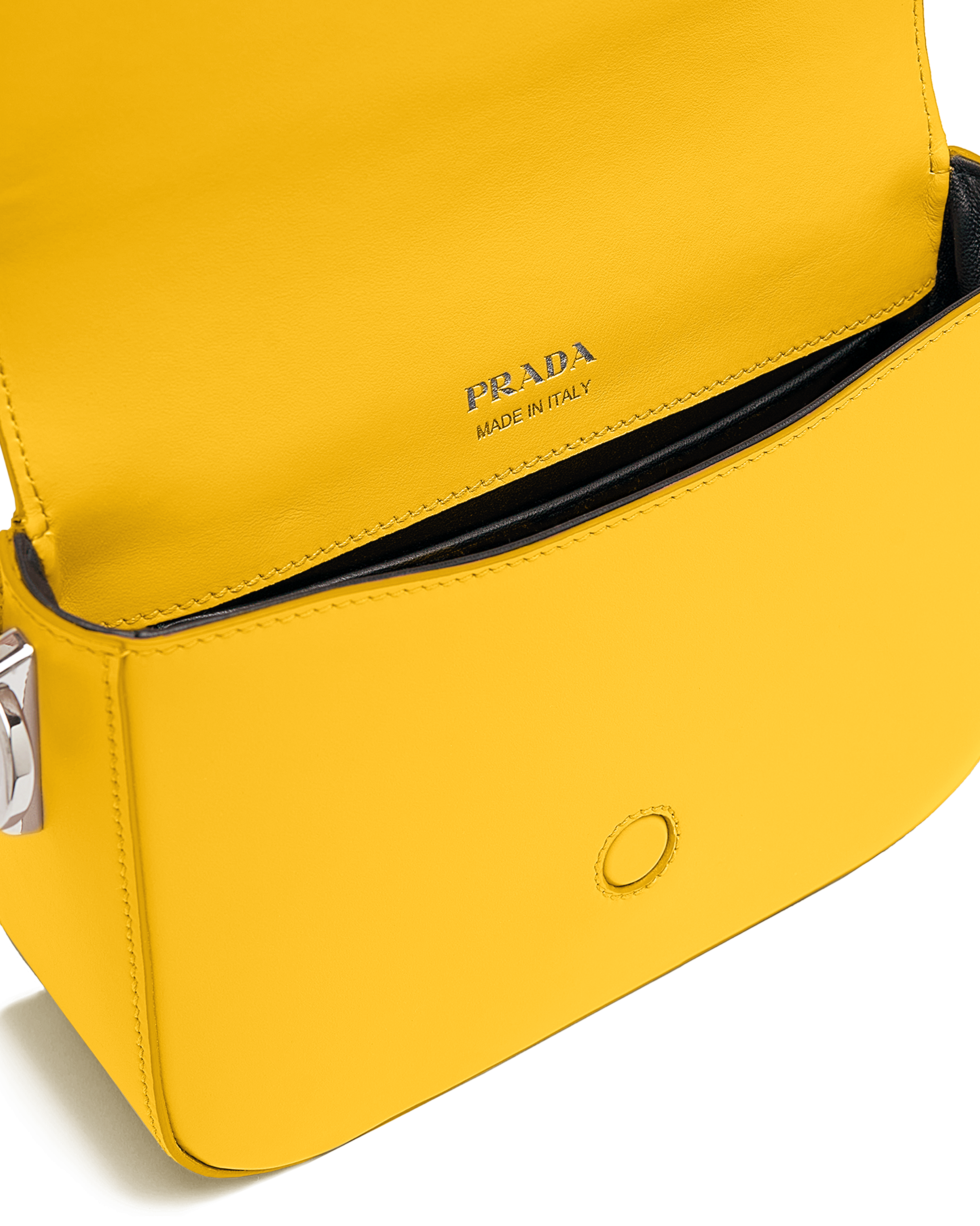 Saffiano leather Prada Identity shoulder bag
