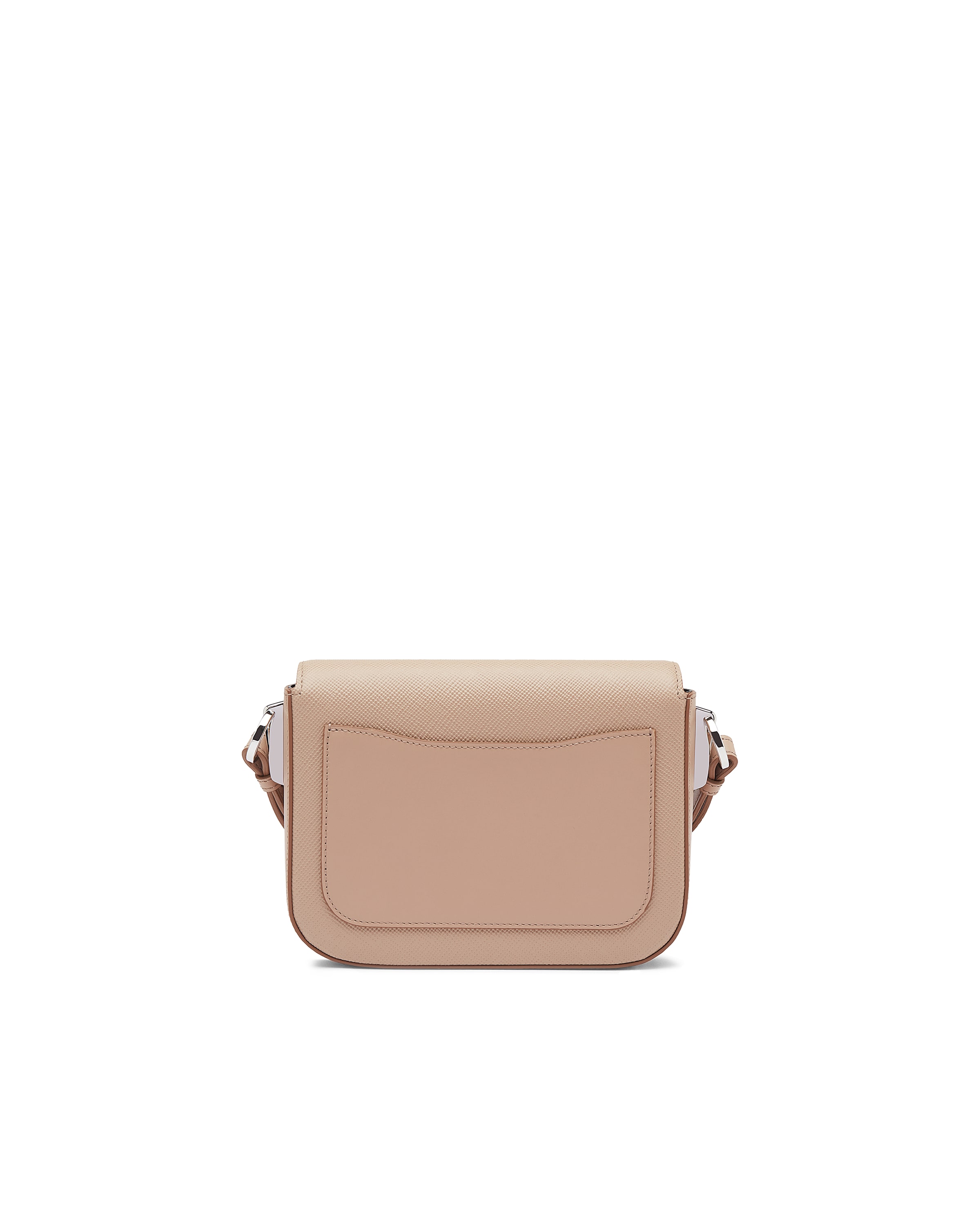 Cameo Beige Saffiano leather Prada Identity shoulder bag Prada
