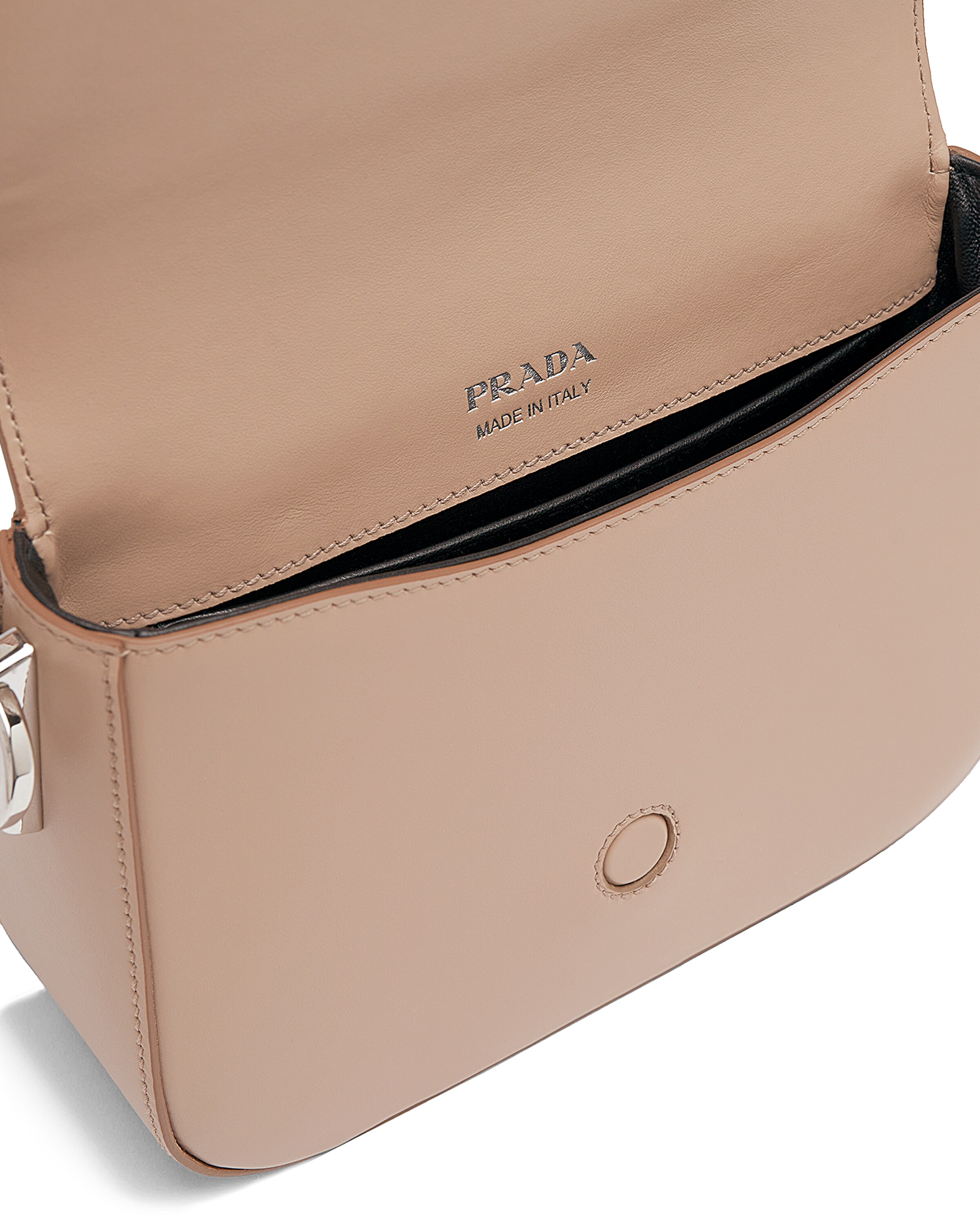 Cameo Beige Saffiano leather Prada Identity shoulder bag Prada