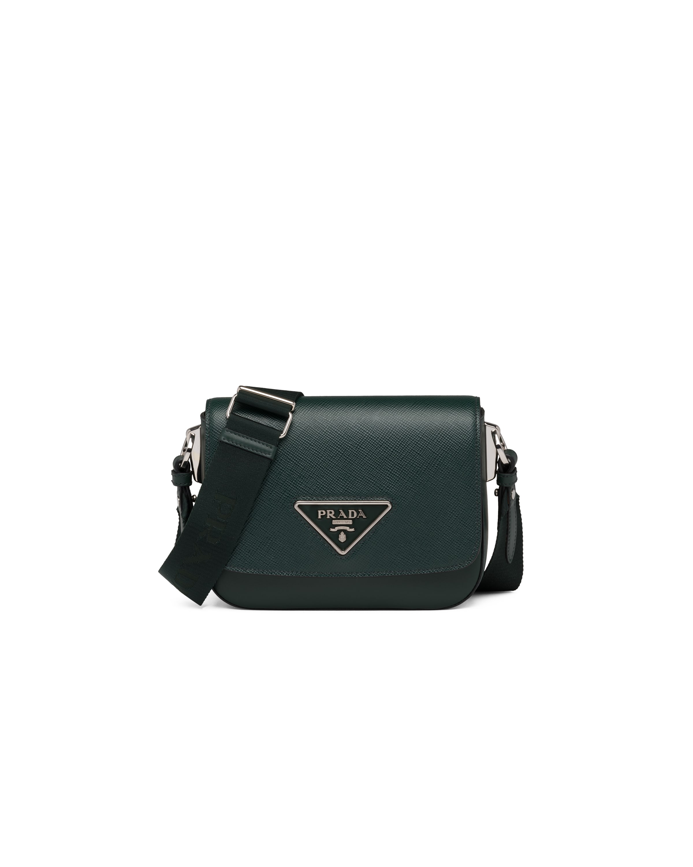 Saffiano leather Prada Identity shoulder bag Prada
