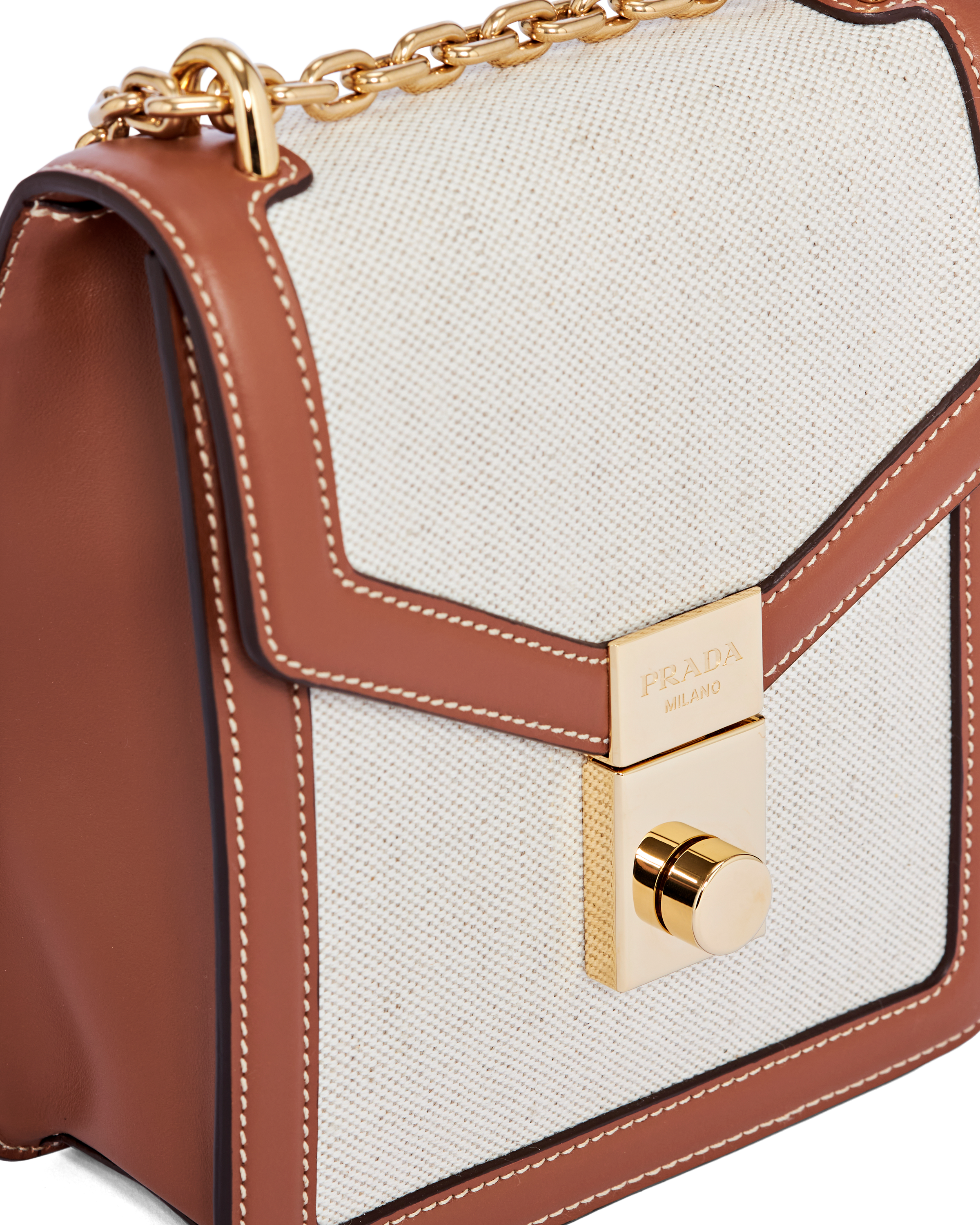 prada calf leather shoulder bag