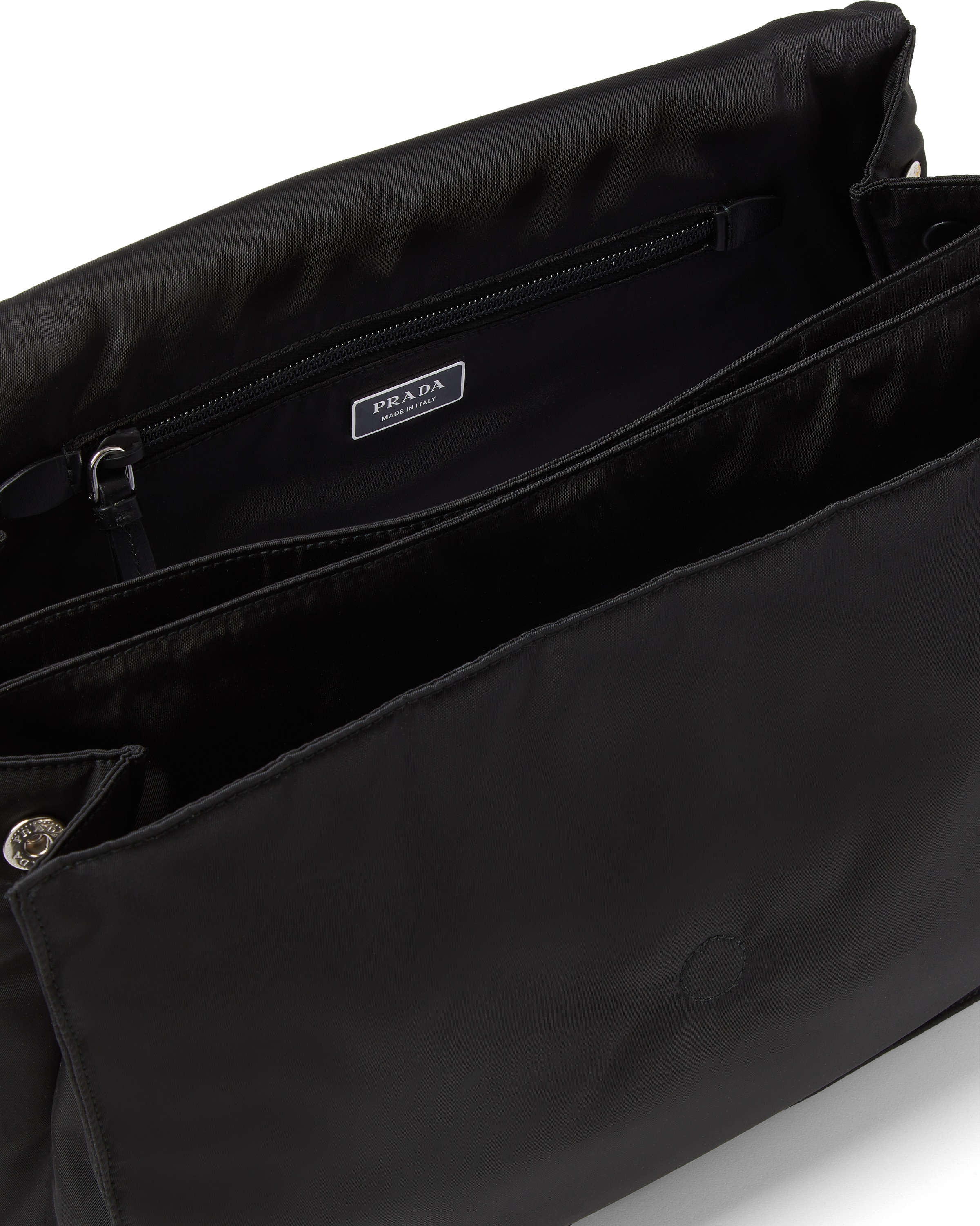 Large padded nylon shoulder bag Prada