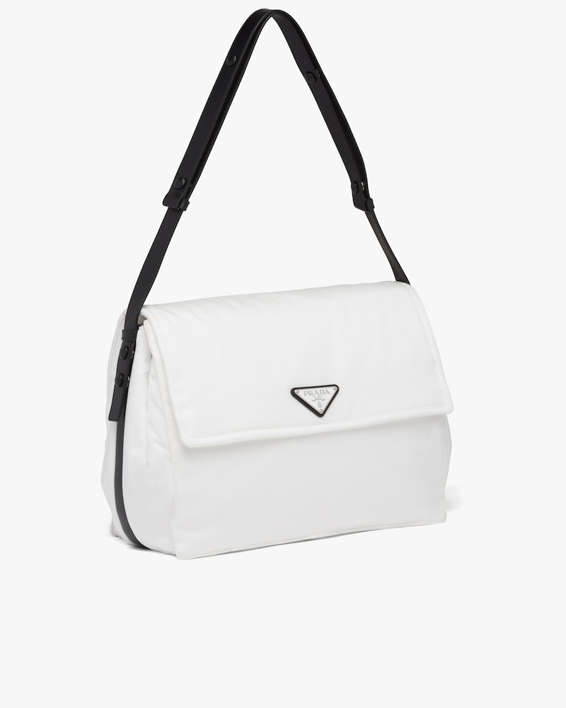 large white shoulder bag