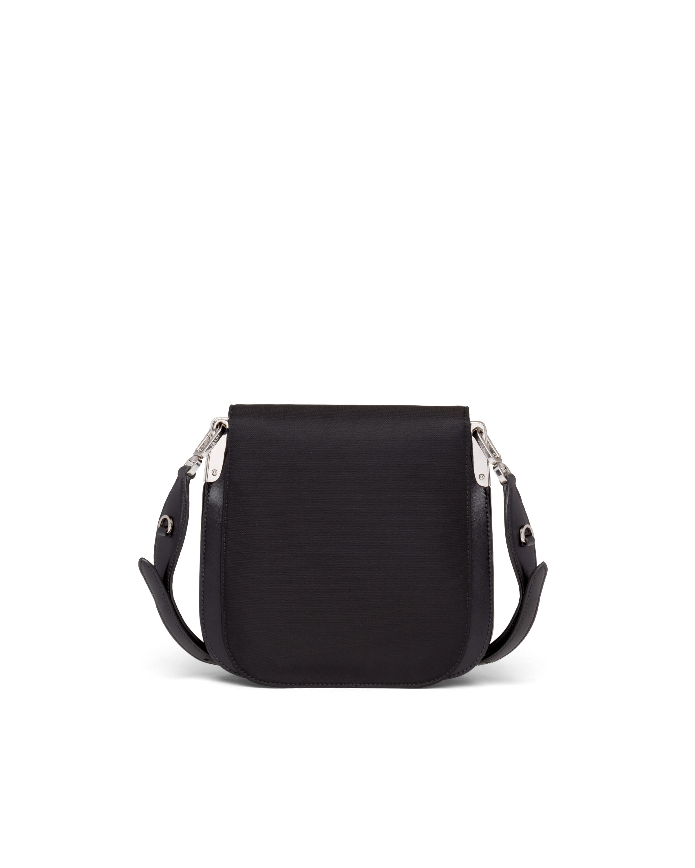 Nylon and leather shoulder bag Prada