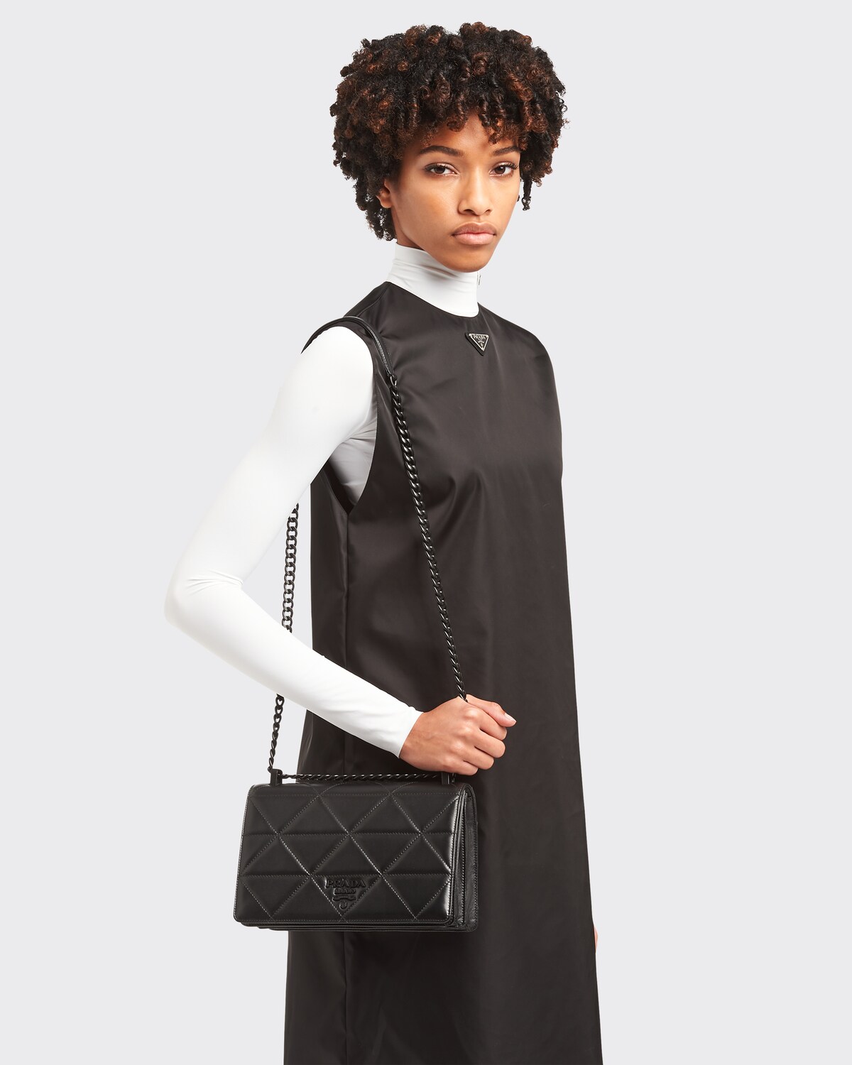 Black Prada Spectrum Nappa Leather Bag PRADA