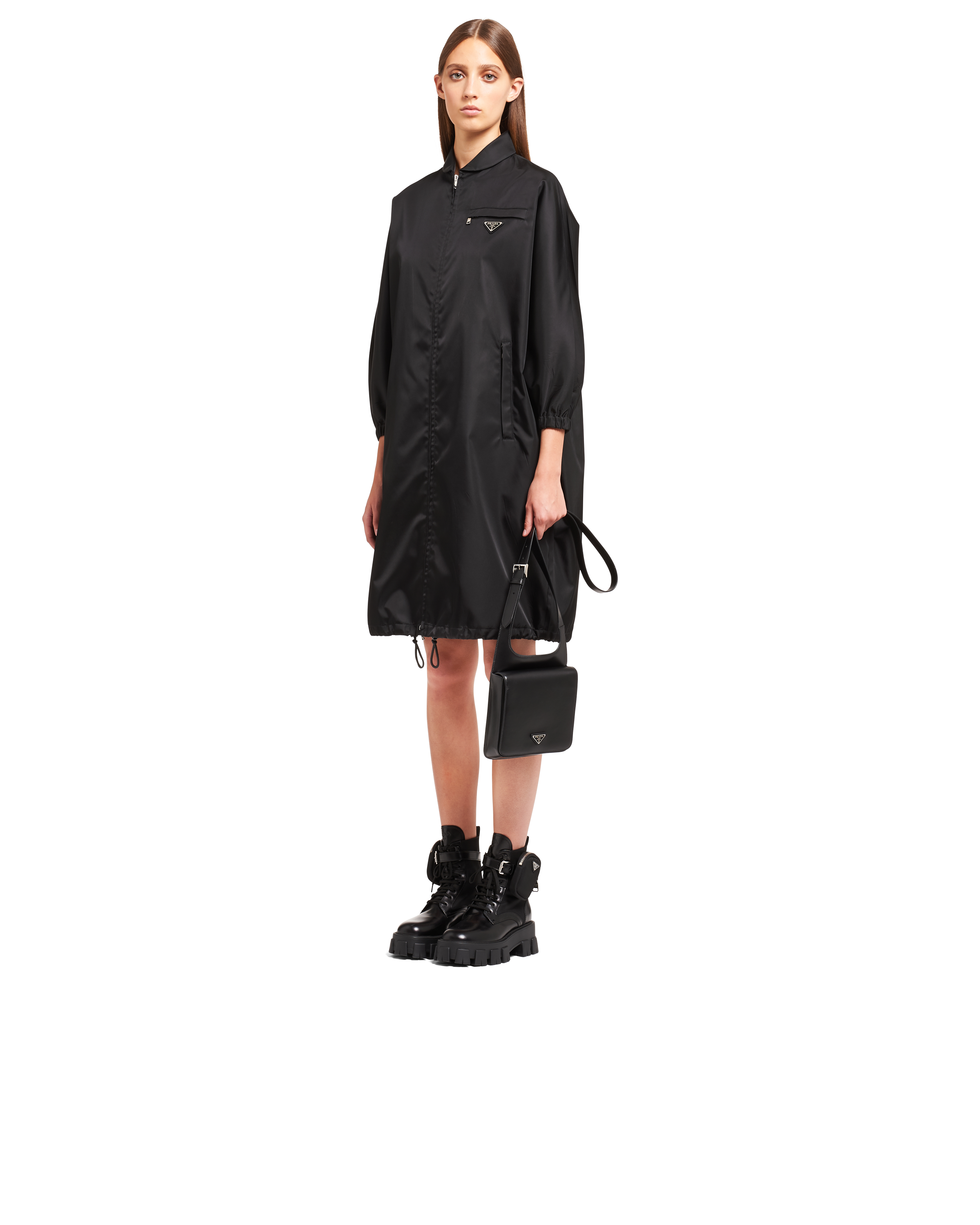 prada bag black leather