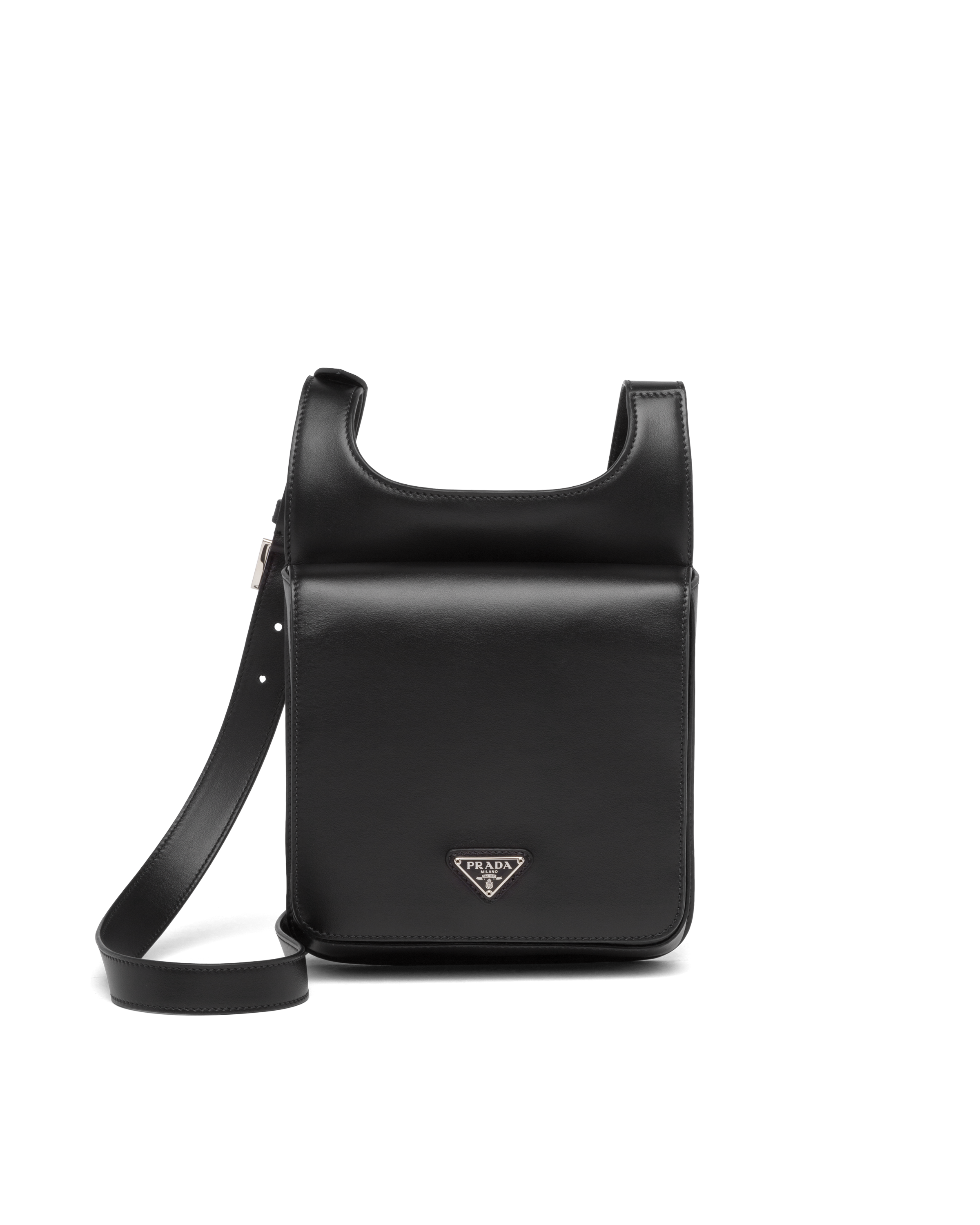 prada leather crossbody bag