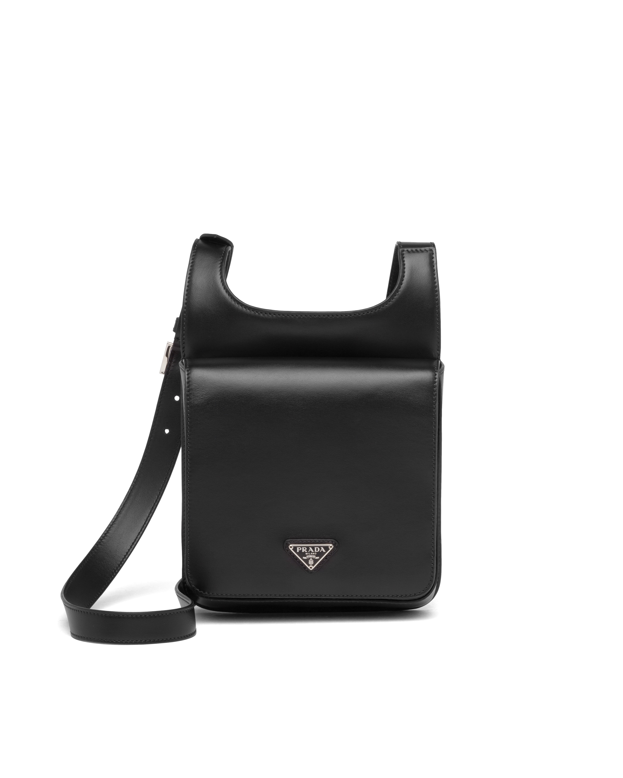 Black Leather crossbody bag Prada