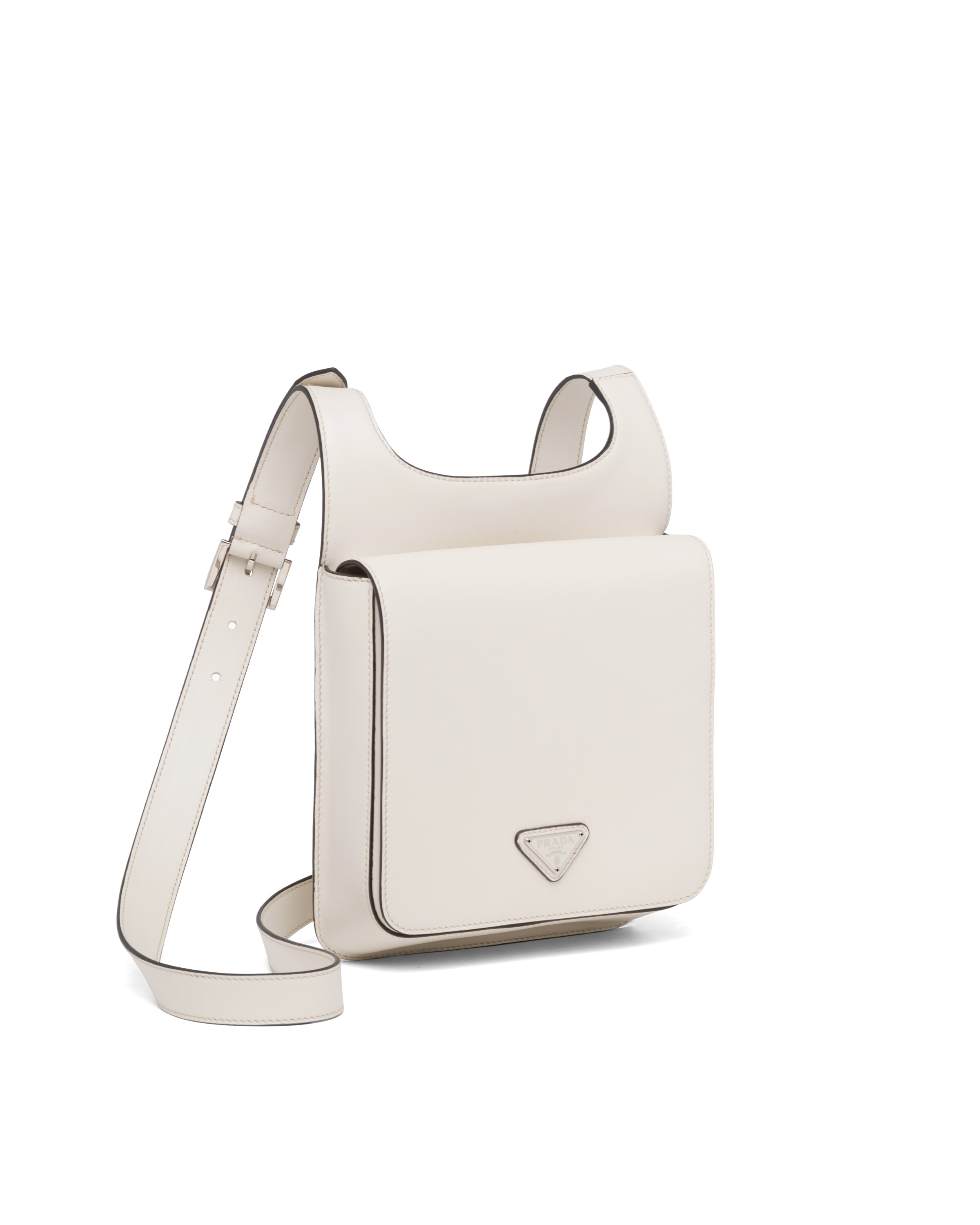 Leather crossbody bag Prada