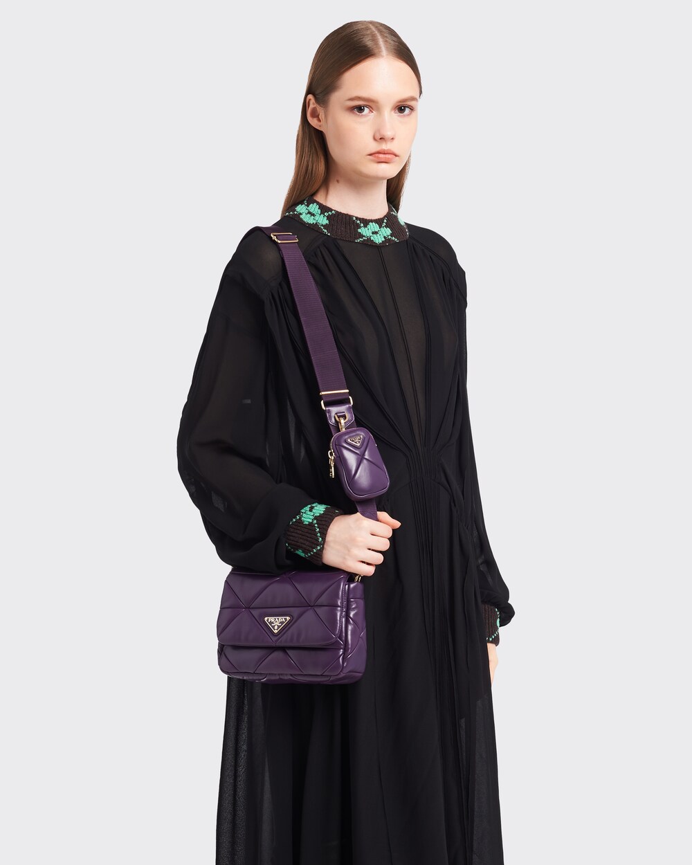 prada system patchwork bag