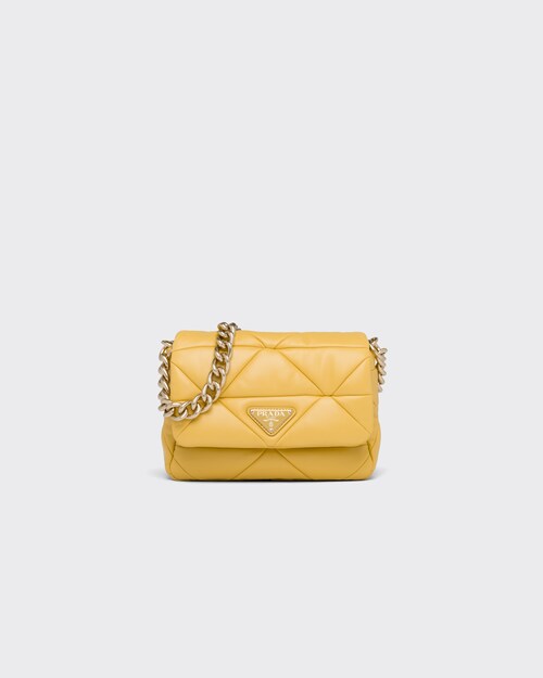 prada system nappa leather patchwork bolsa