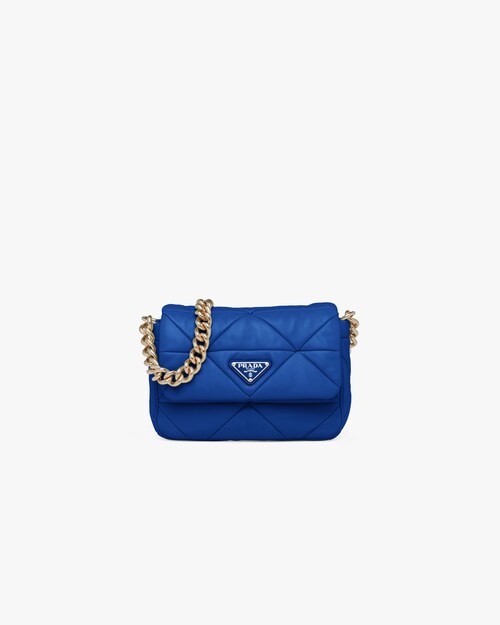 light blue prada purse