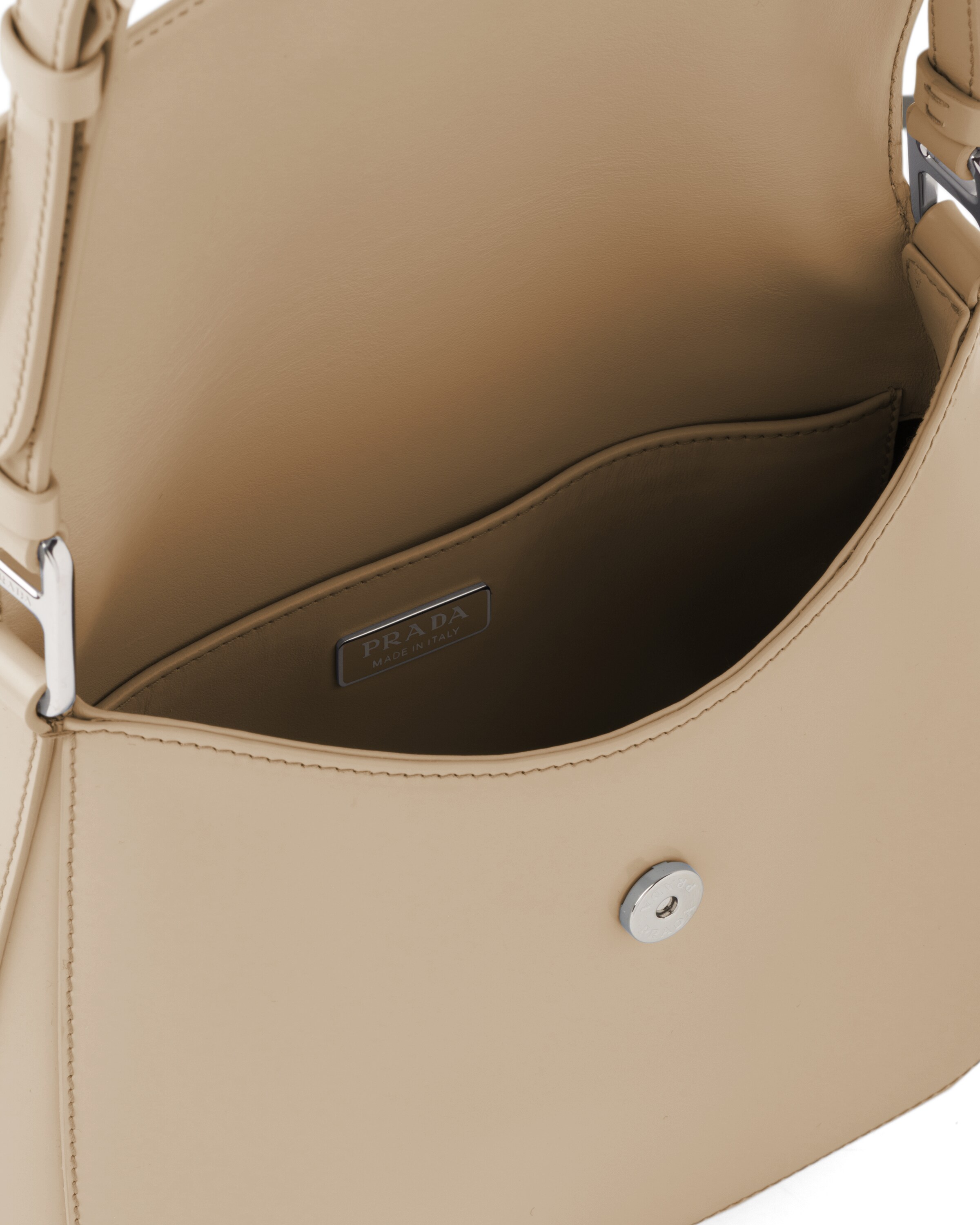 prada cleo 亮面皮革单肩包