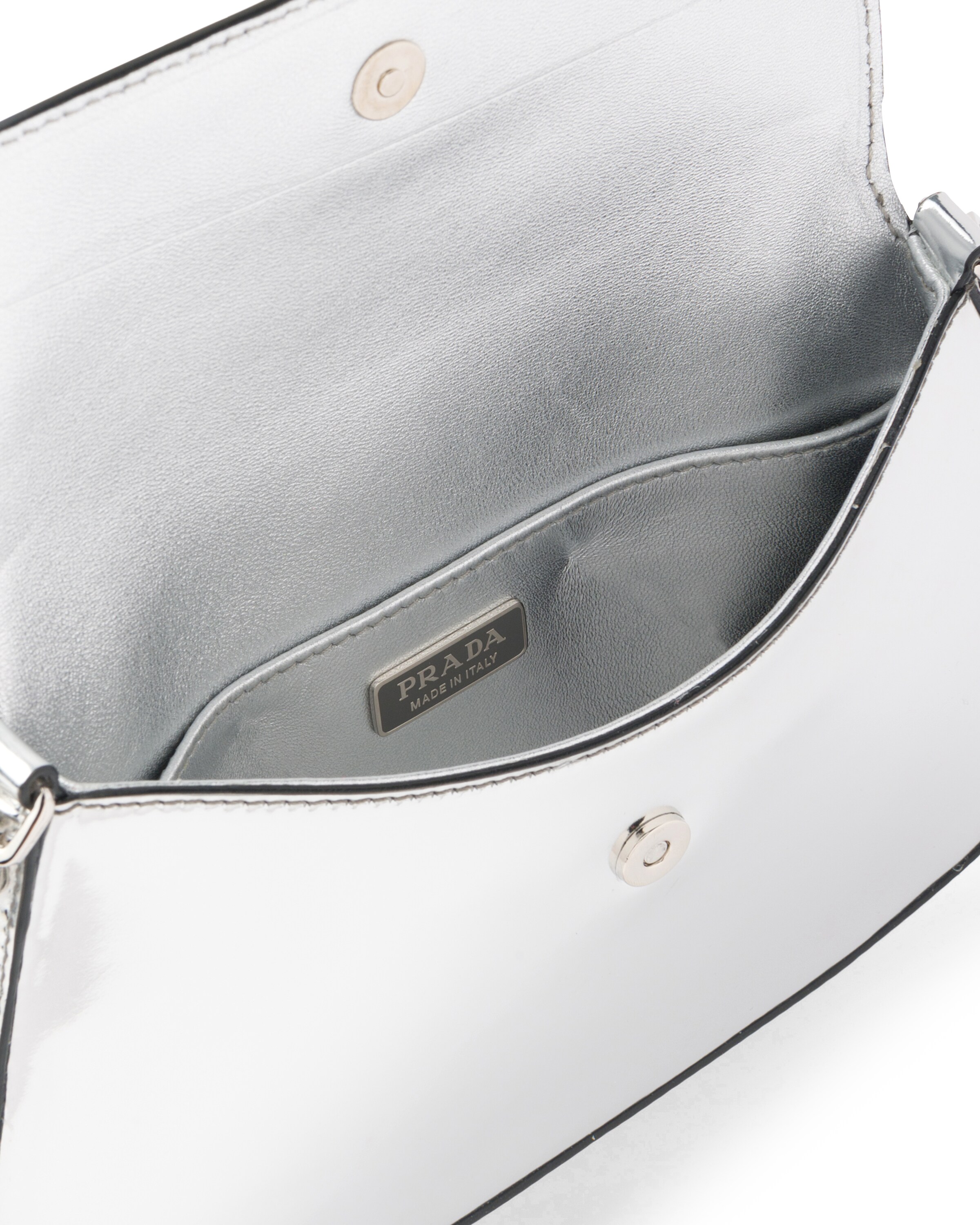Prada Cleo brushed leather shoulder bag with flap | Prada