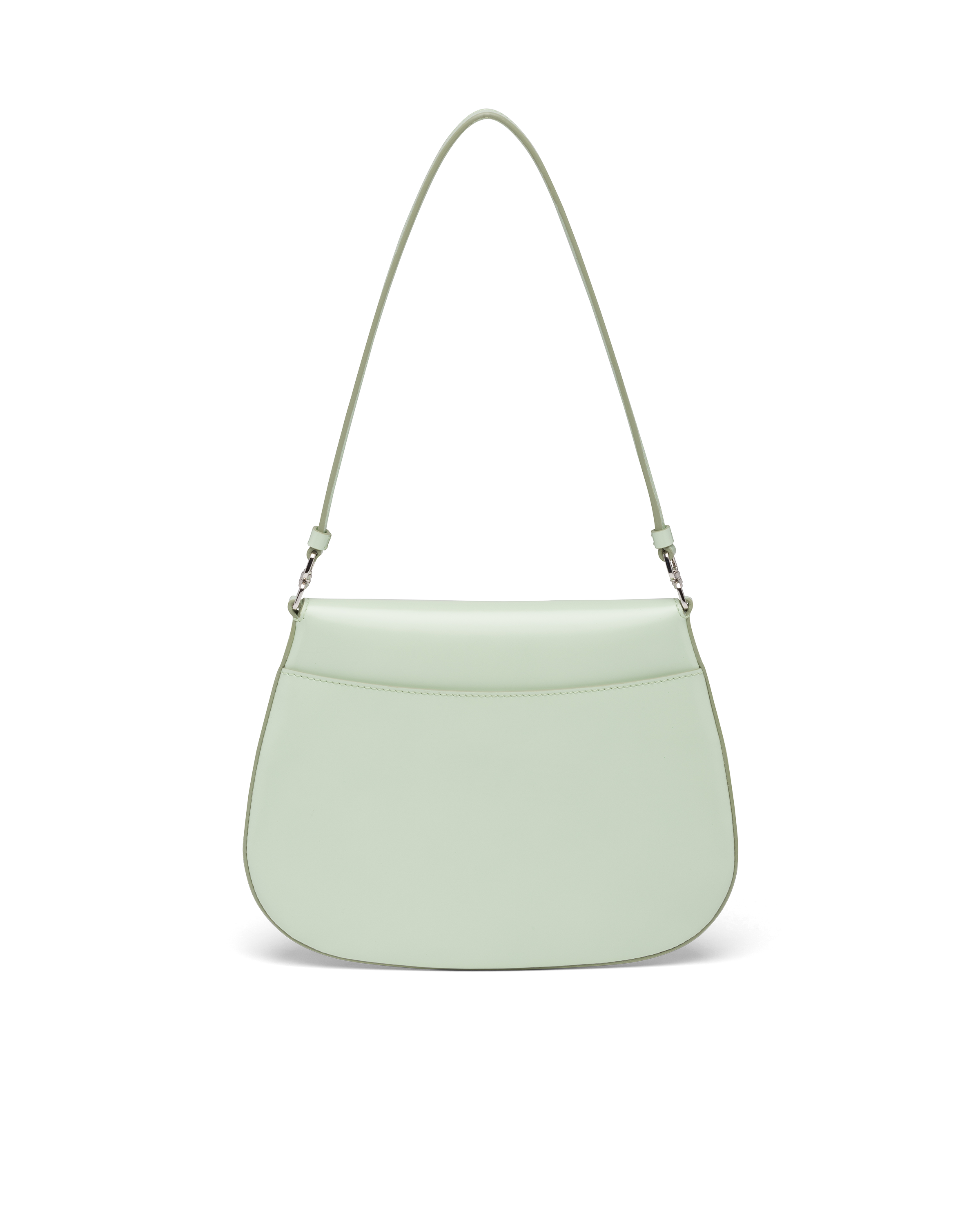 Prada Sac épaule Prada Cleo à rabat en cuir brossé 4