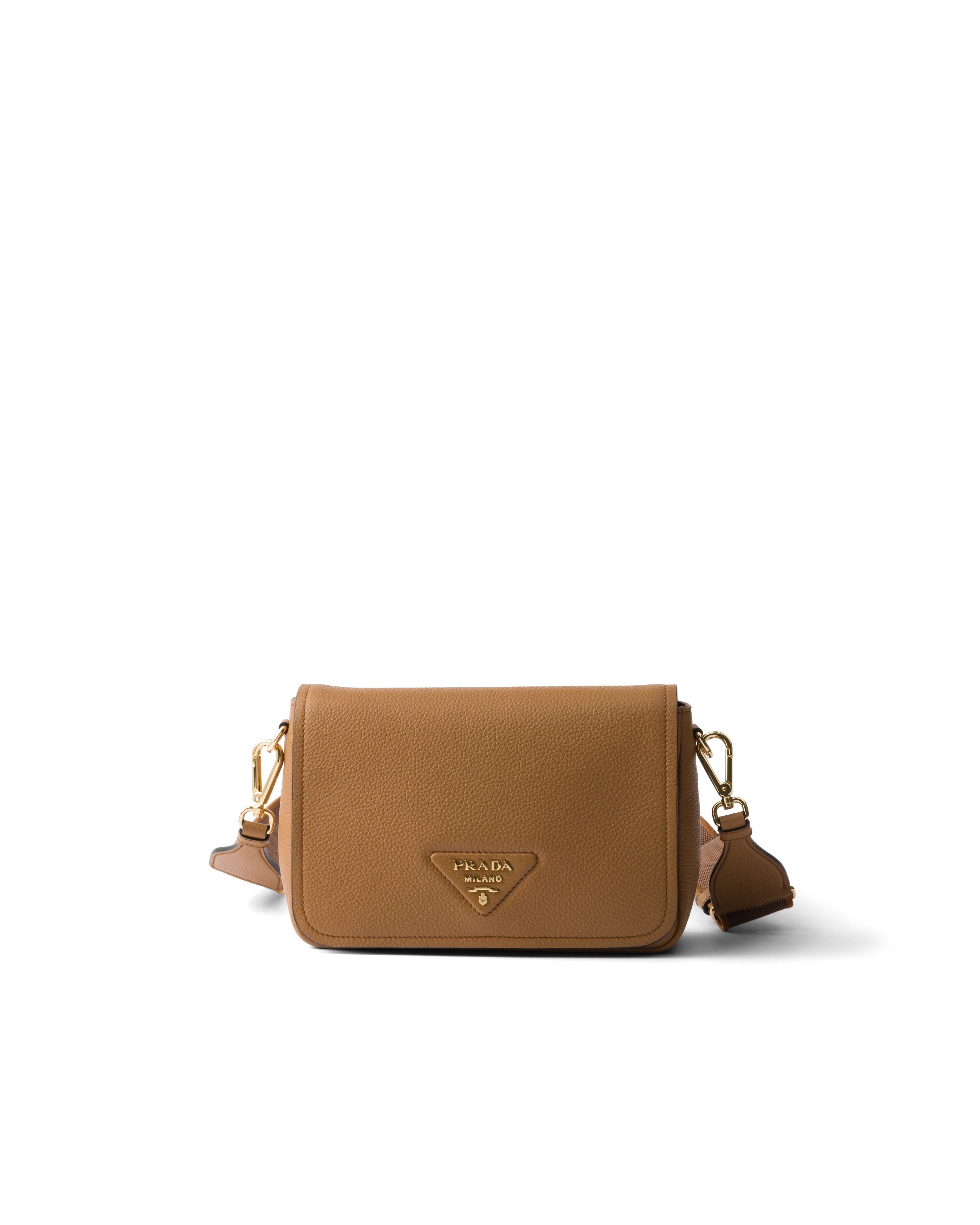 Prada Borsa A Spalla In Pelle, Donna, Caramello