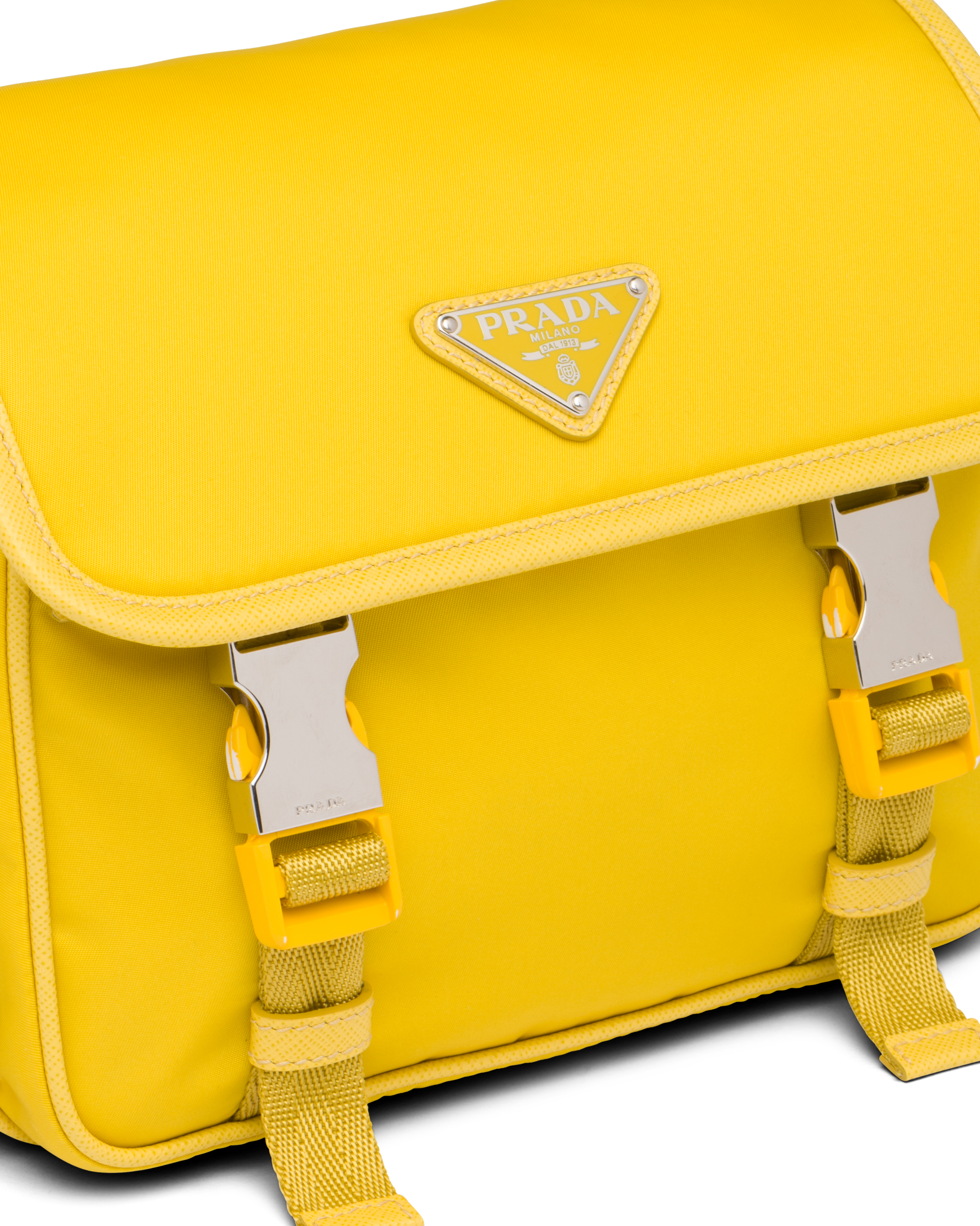 prada yellow shoulder bag