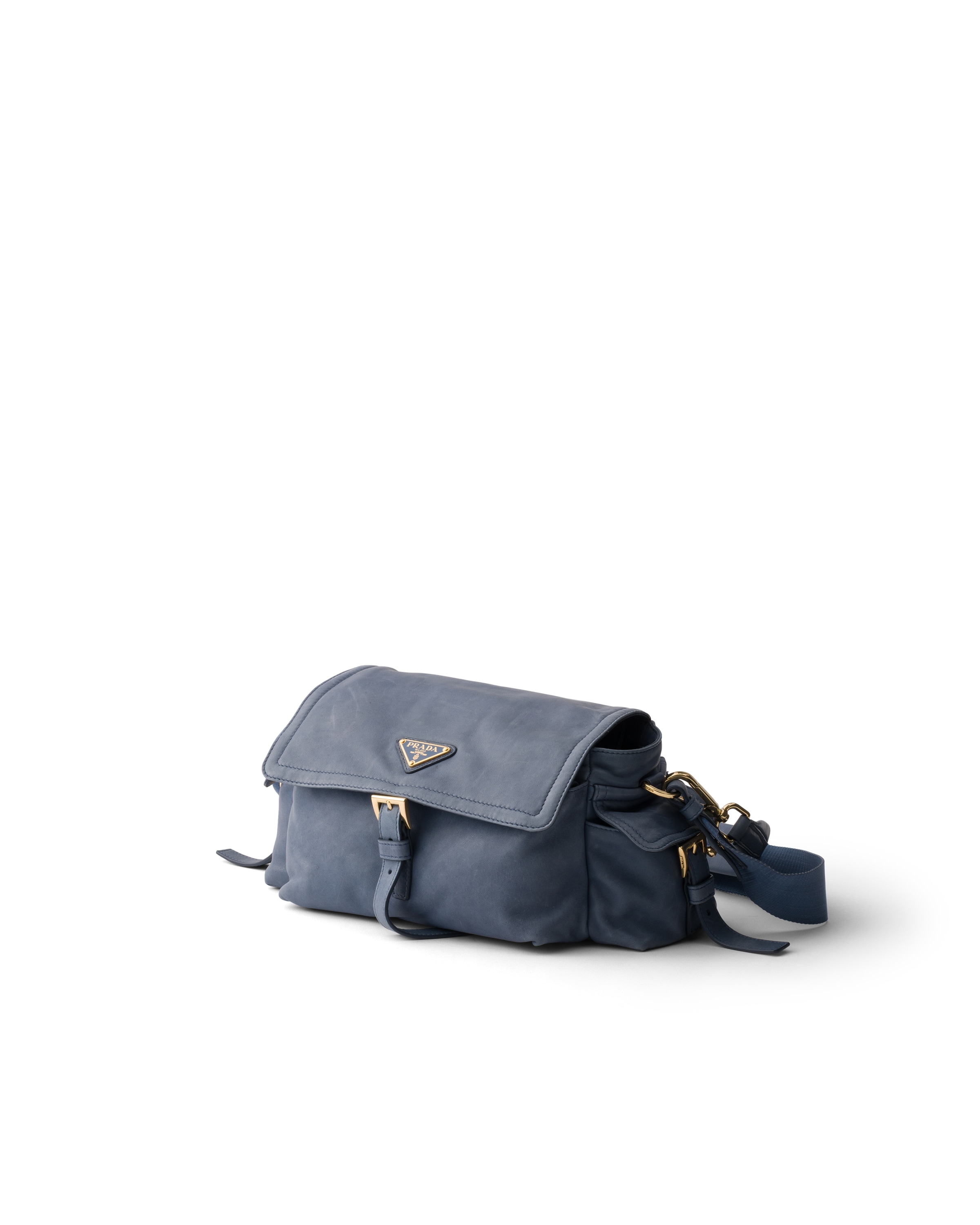 Prada Explore Medium Nappa Leather Shoulder Bag With Flap
