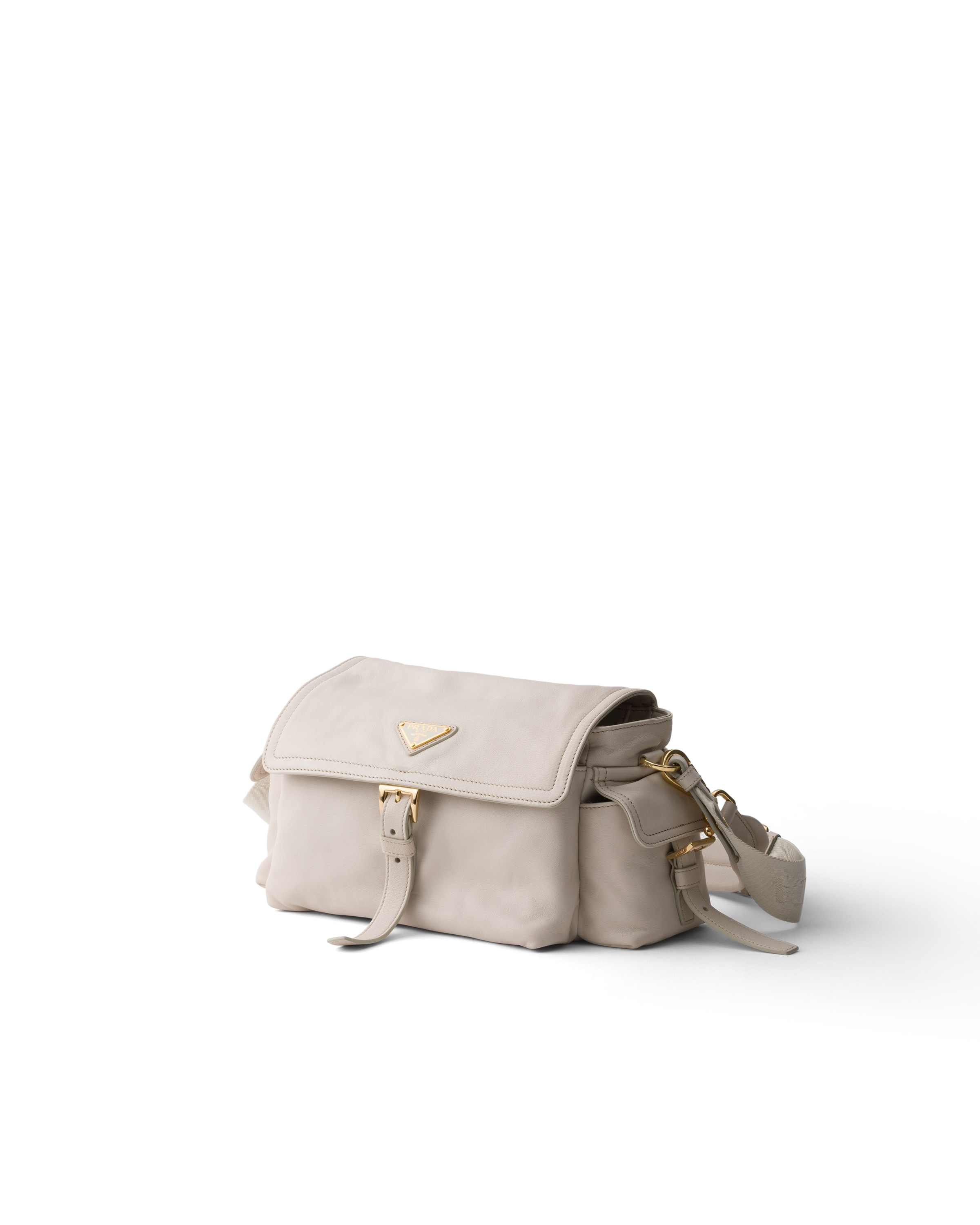 Prada Explore Medium Nappa Leather Shoulder Bag With Flap