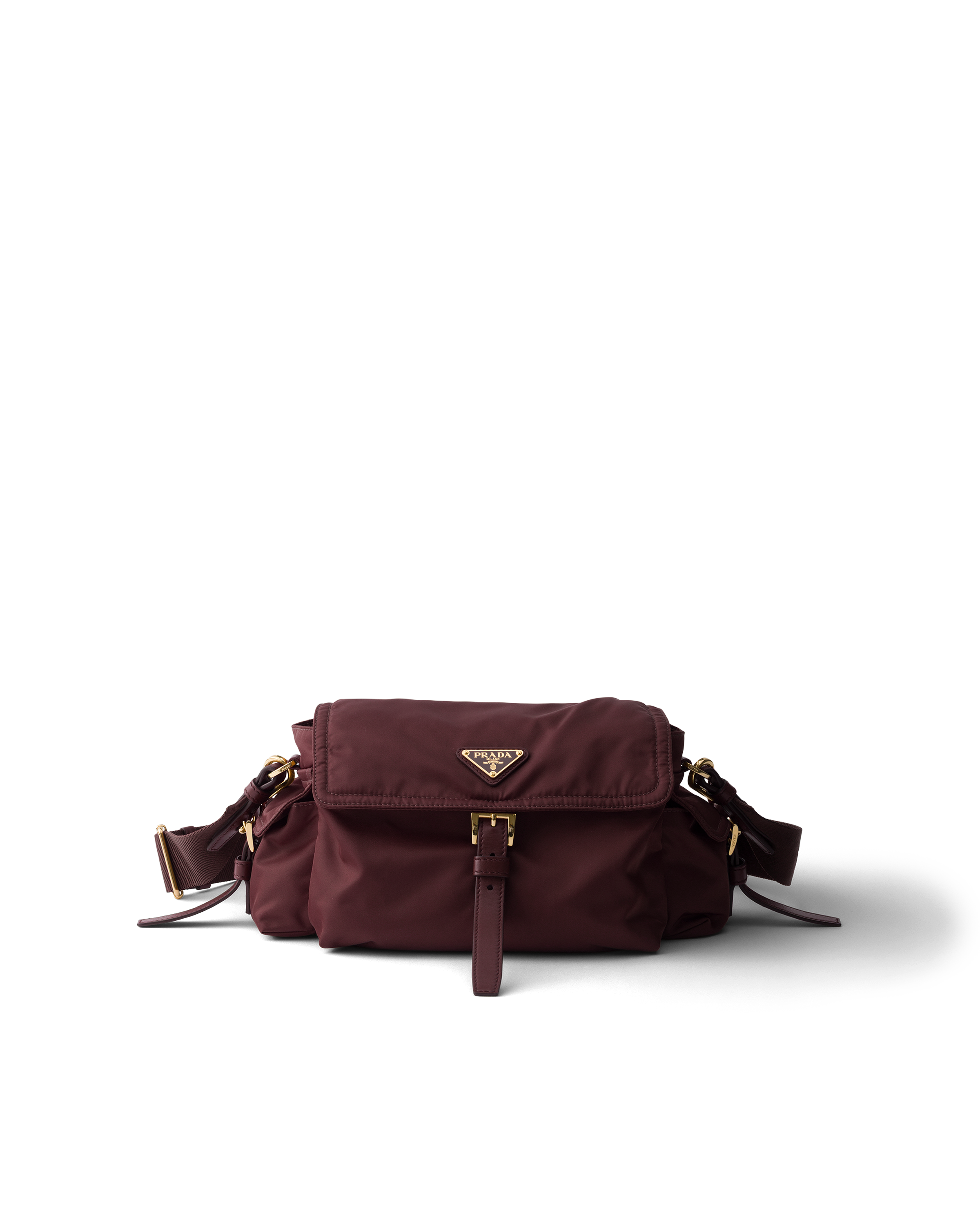 Prada Prada Explore medium Re-Nylon shoulder bag with flap