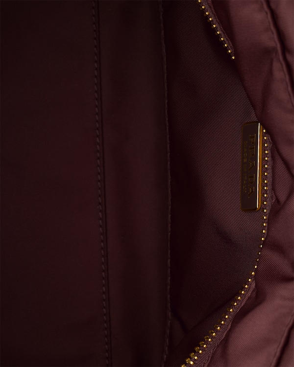 Prada Explore medium Re-Nylon shoulder bag with flap - Burgundy Prada Explore medium Re-Nylon shoulder bag with flap - Burgundy