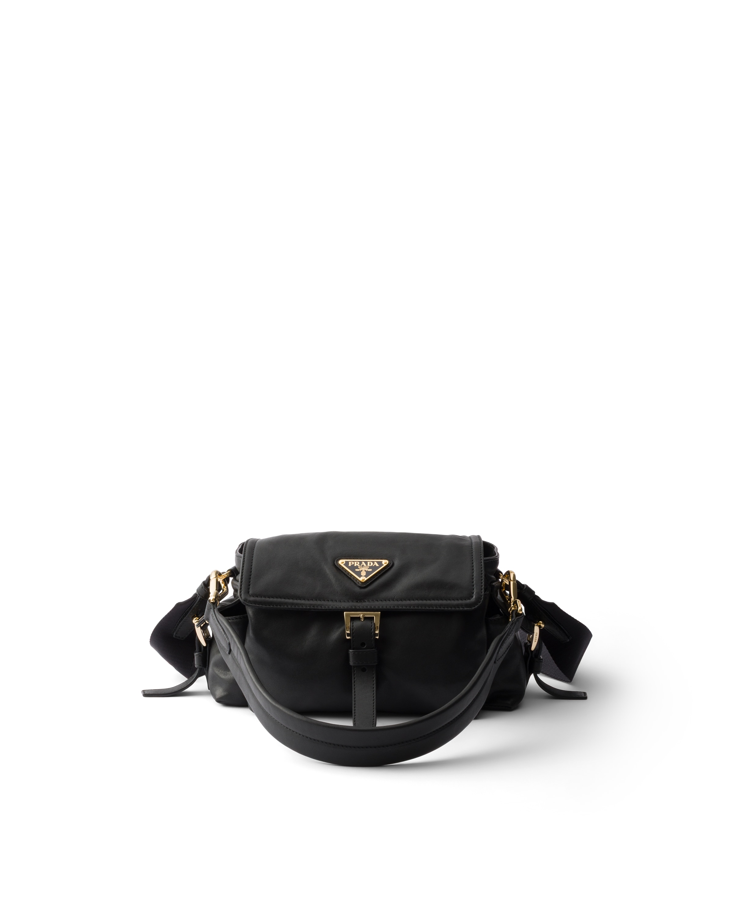 Prada Explore Nappa Leather Mini-bag In Black