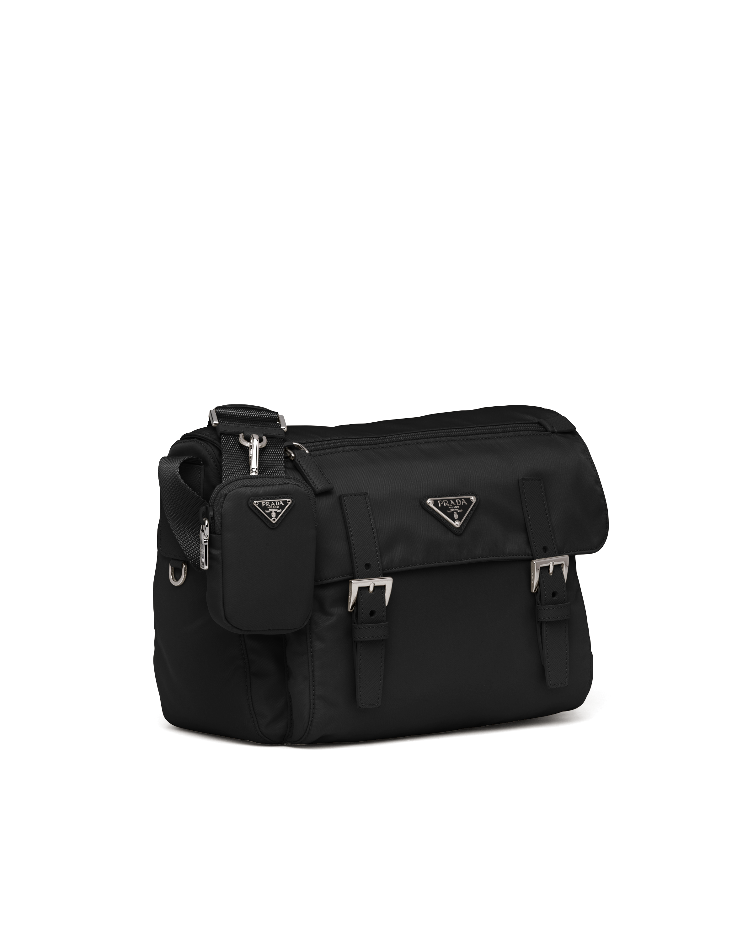 Black ReNylon shoulder bag Prada