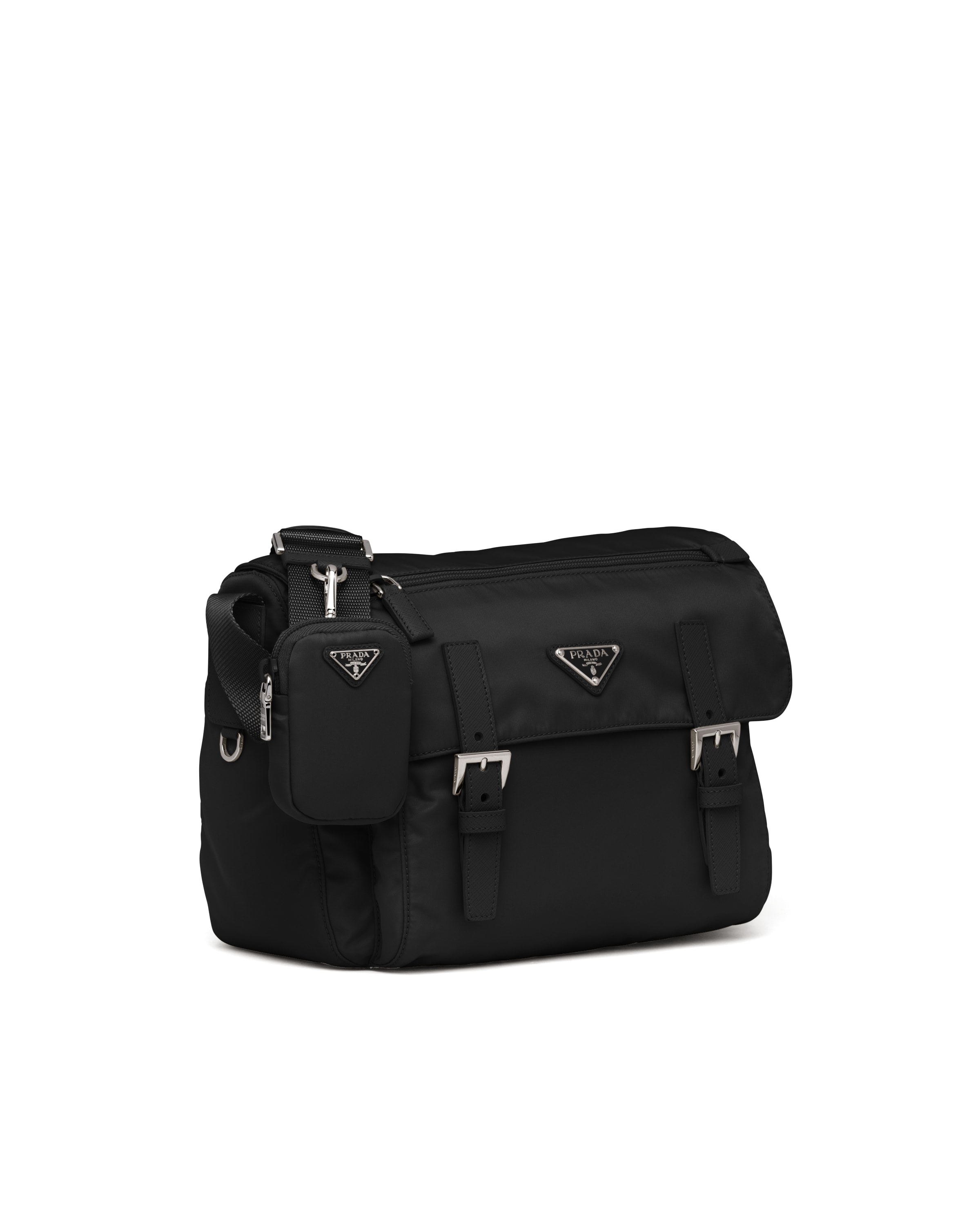 Black ReNylon shoulder bag Prada
