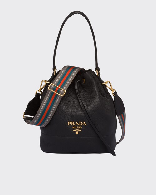 Prada レザー バケットバッグ