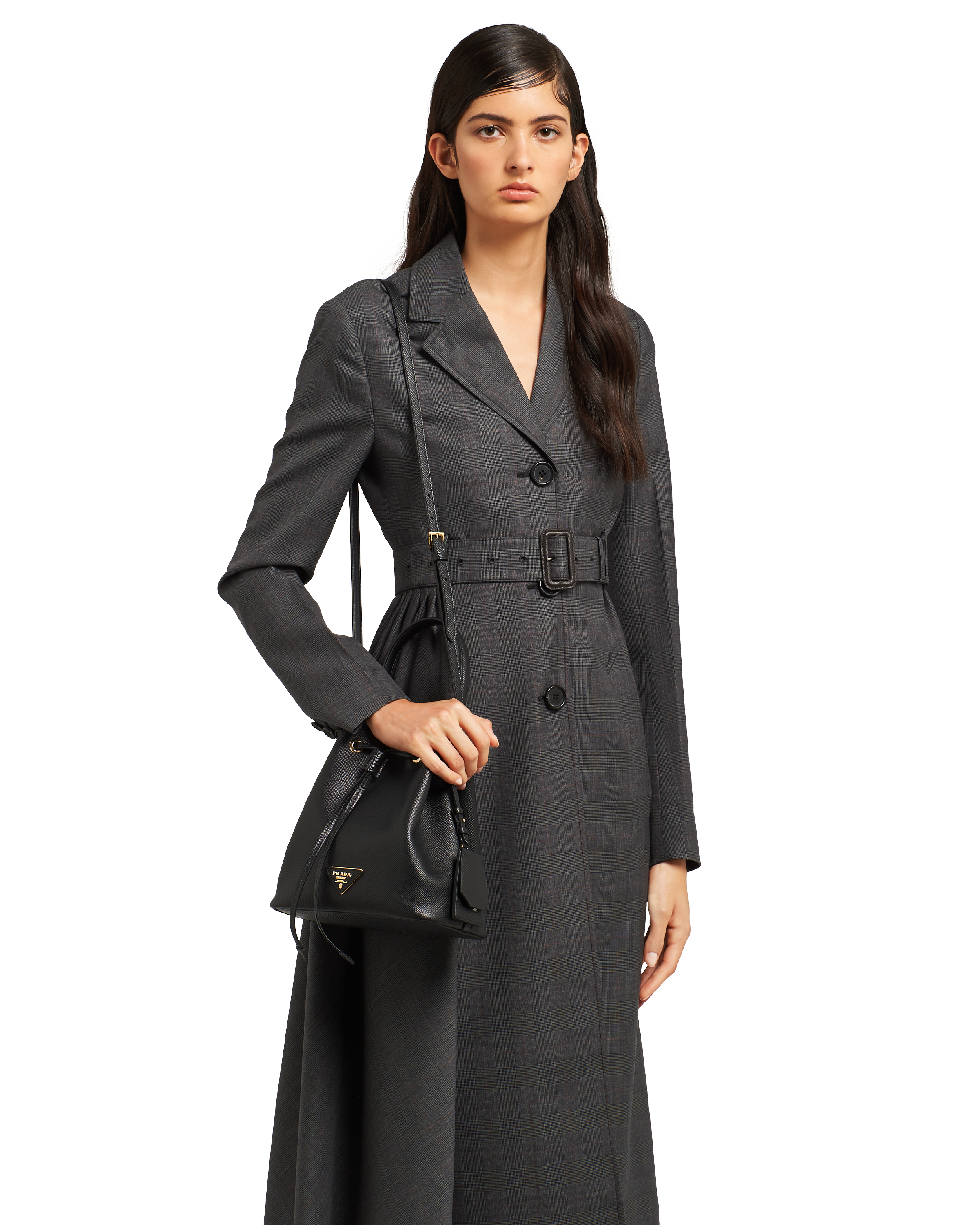 prada small bucket bag