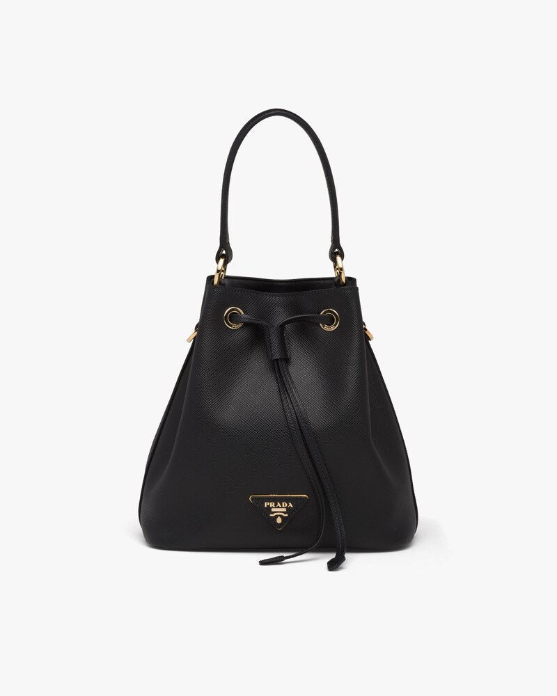prada leather bucket