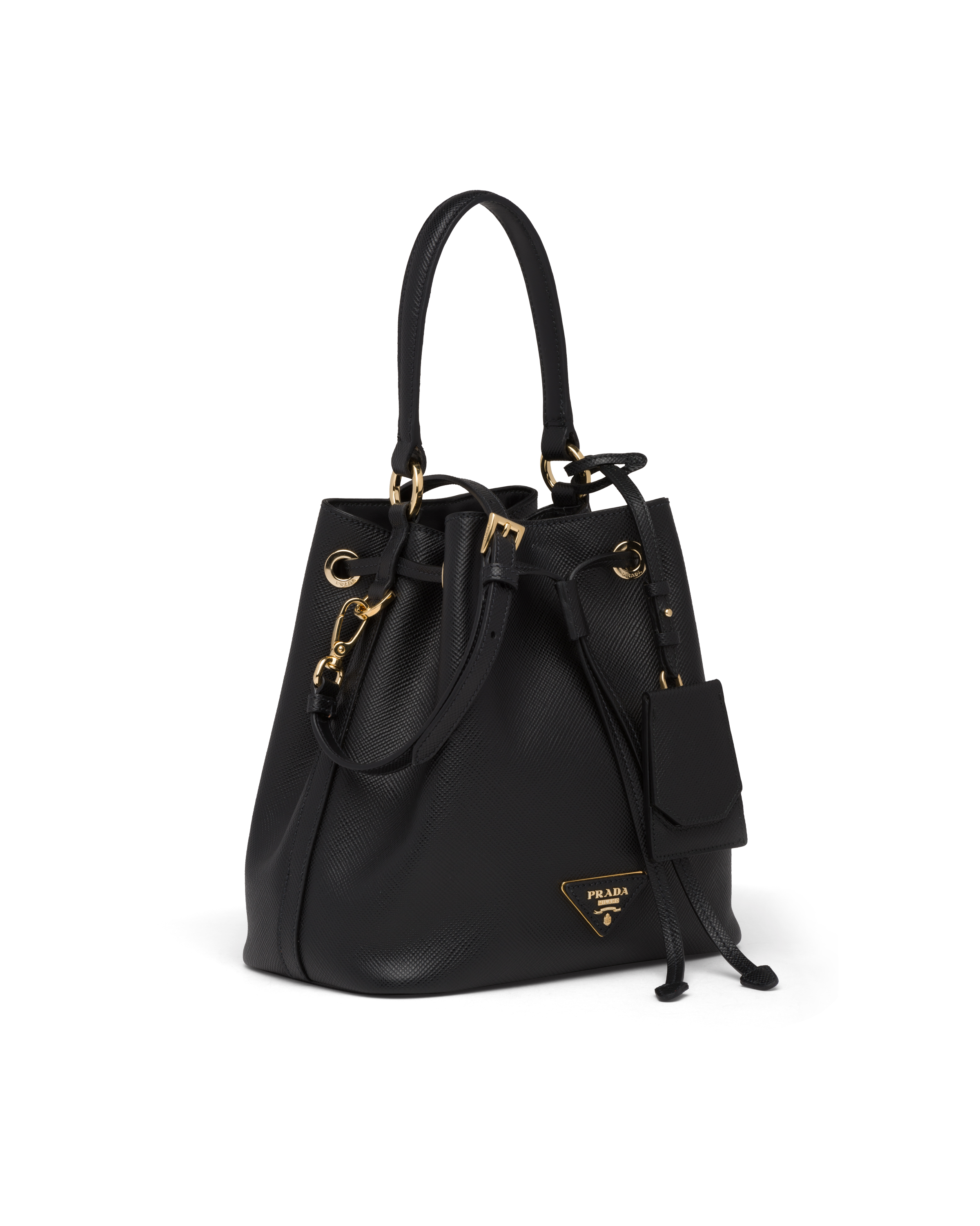 prada bucket bag saffiano