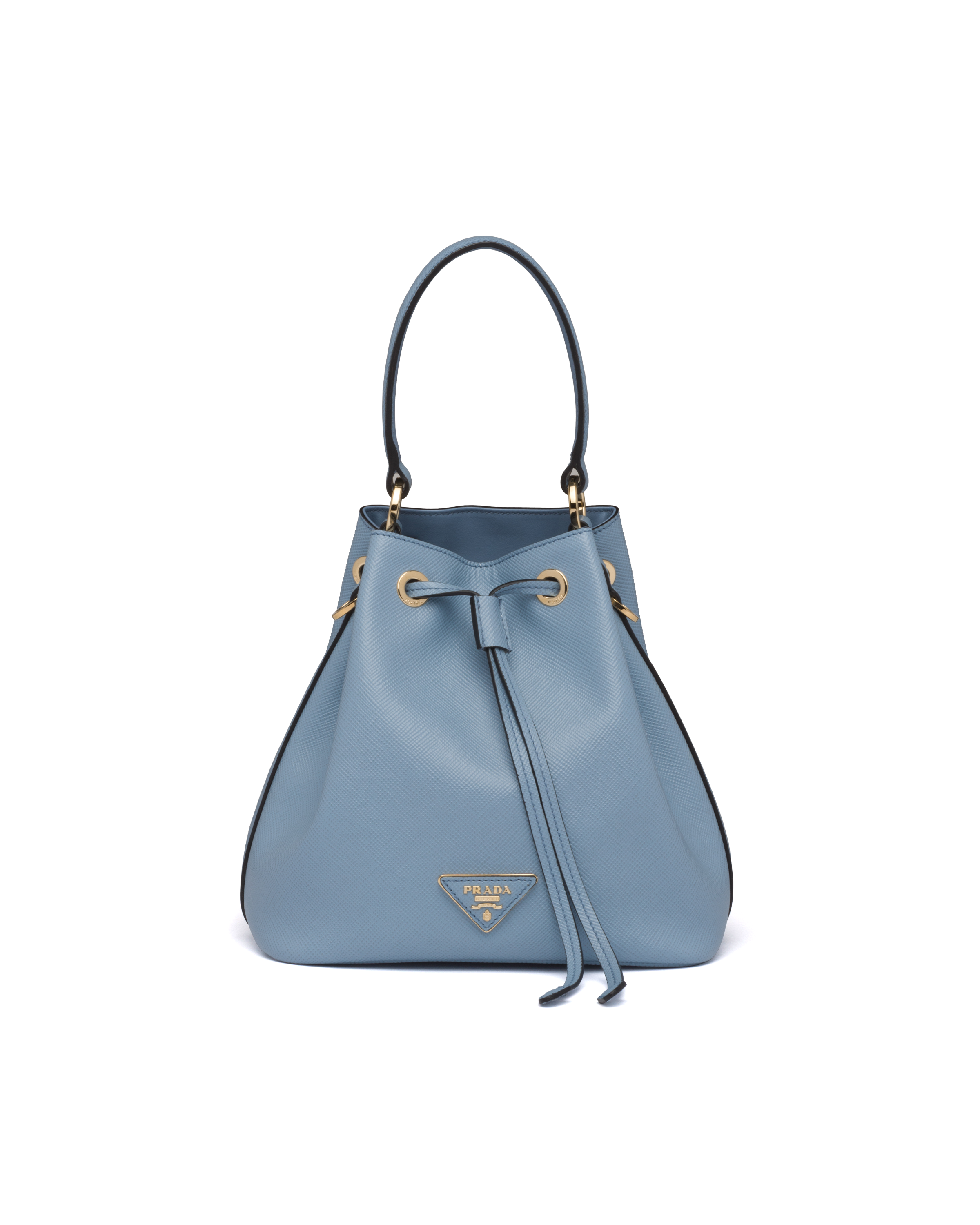 prada white bucket bag