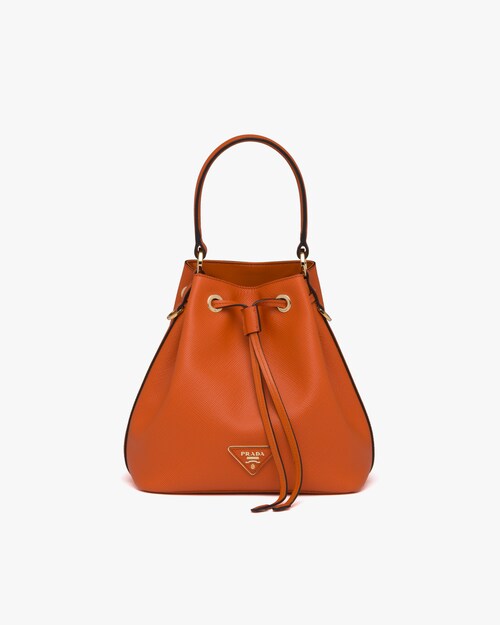 prada saffiano brown