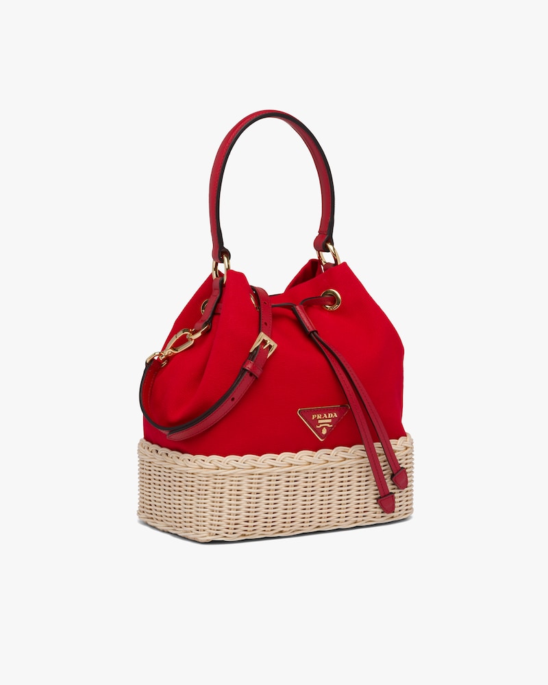 prada wicker bag