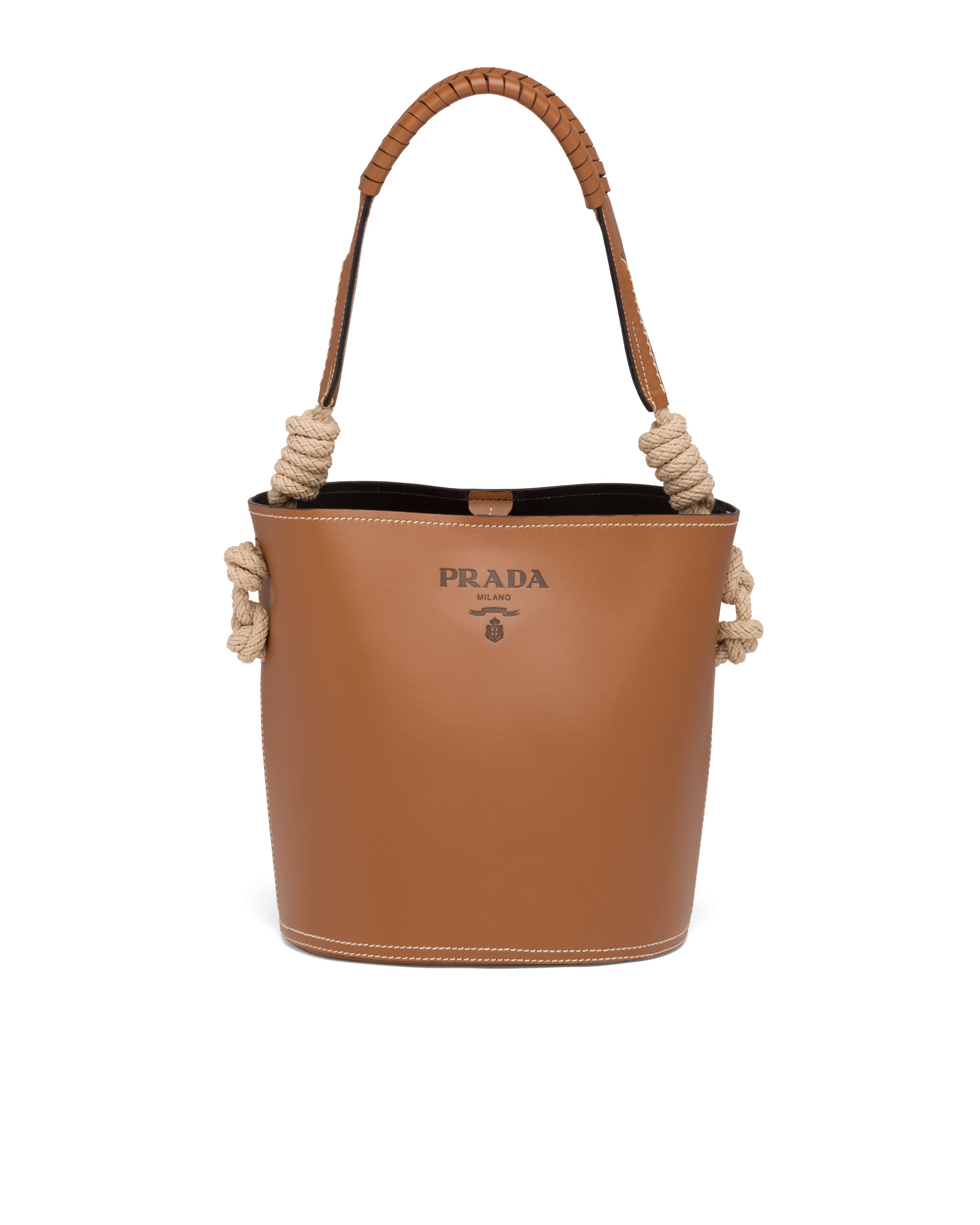 brown leather prada bag