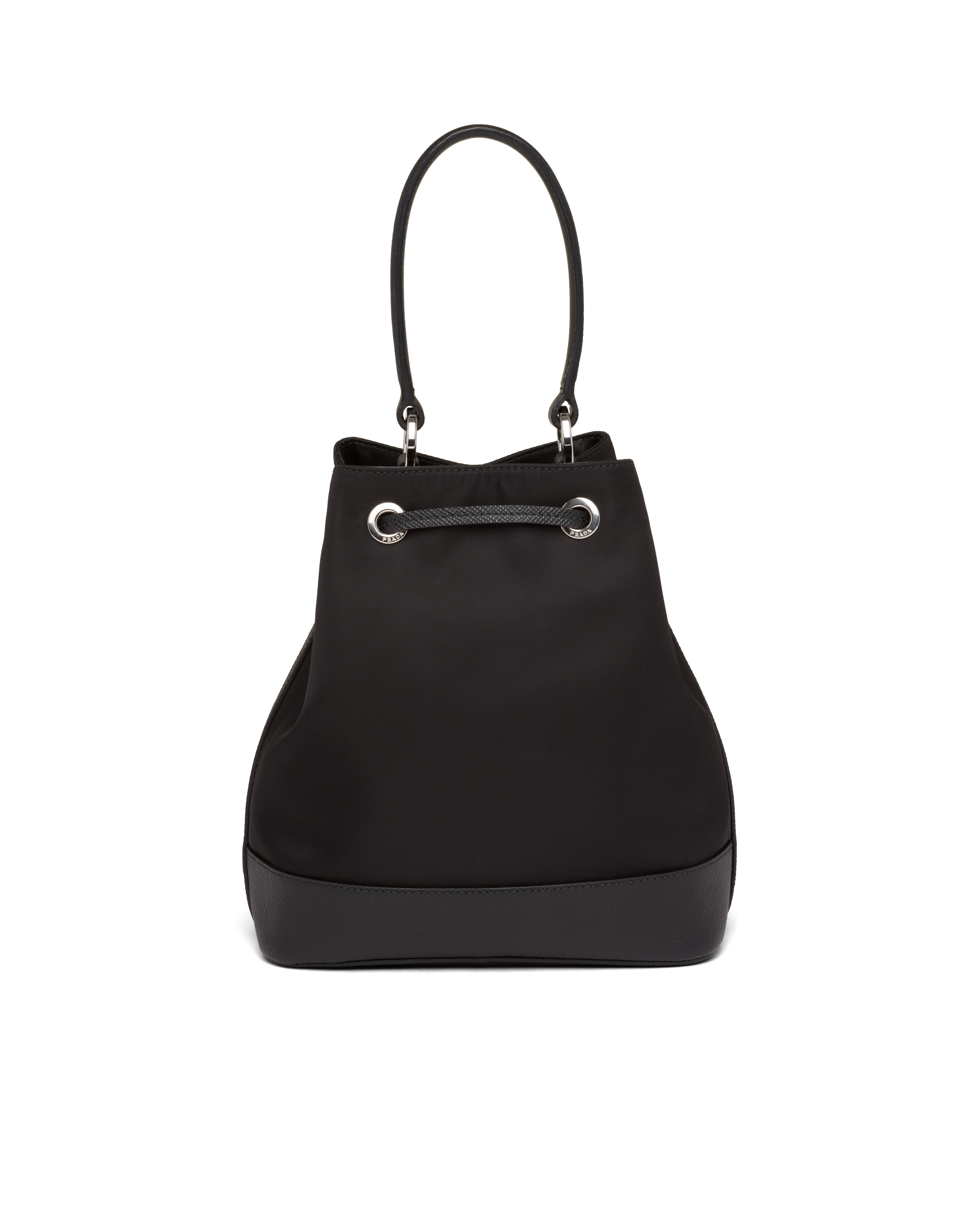 prada white bucket bag