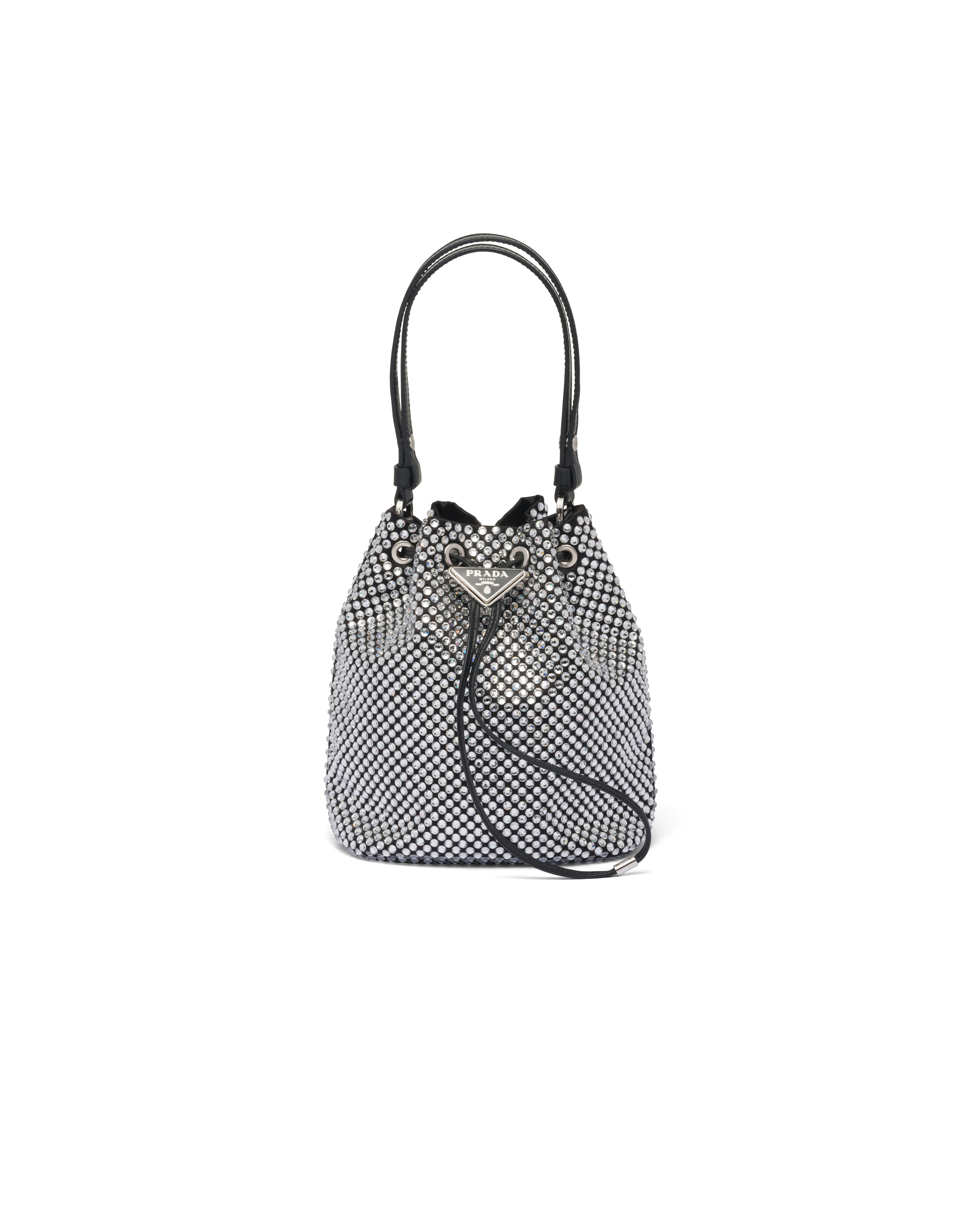 Crystal Satin Mini-bag With Crystals