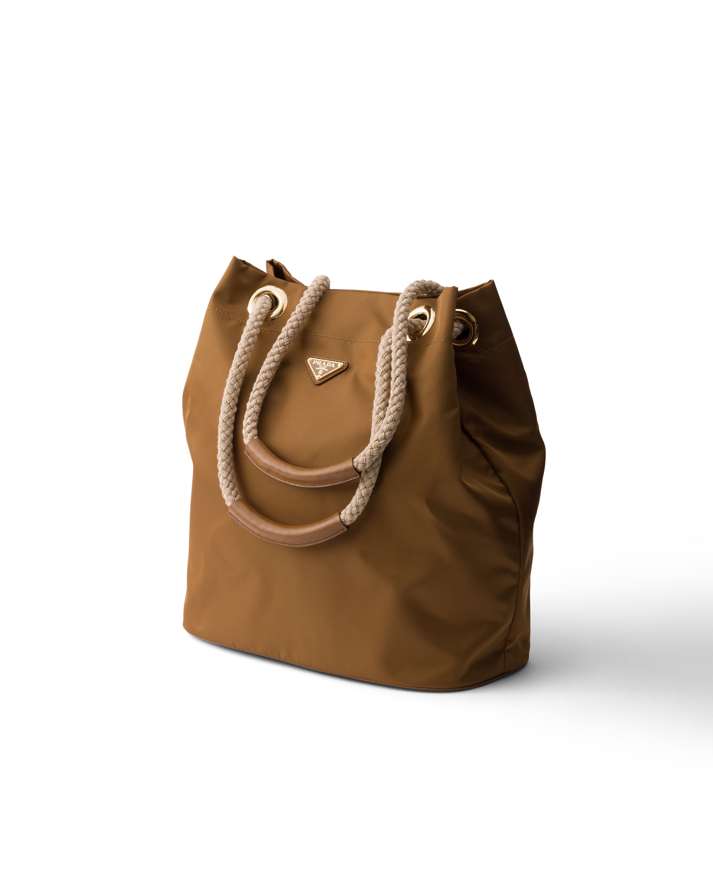 Prada Re-nylon Mariner Bucket Bag With Braided Handles