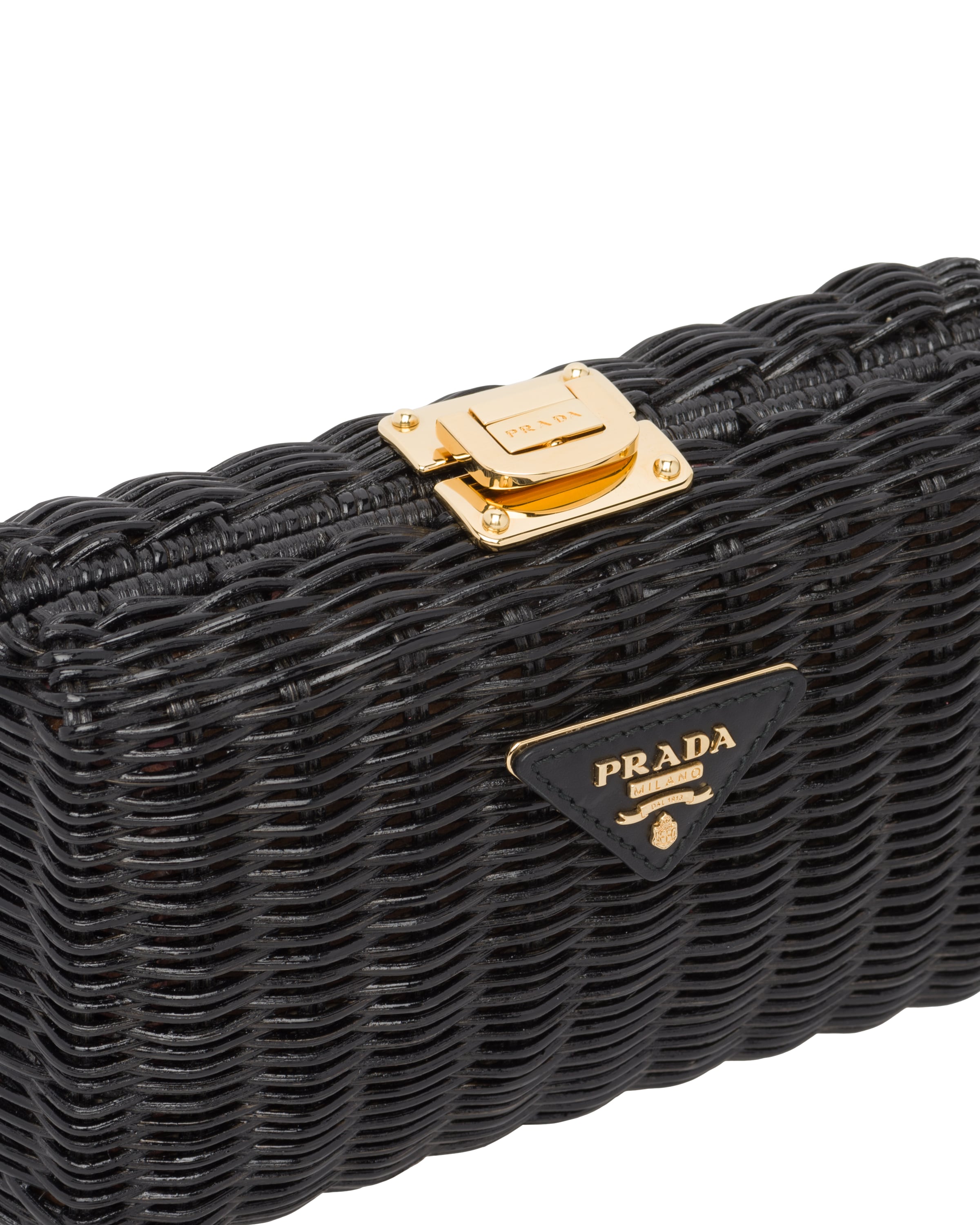 prada 柳条编织手袋 6