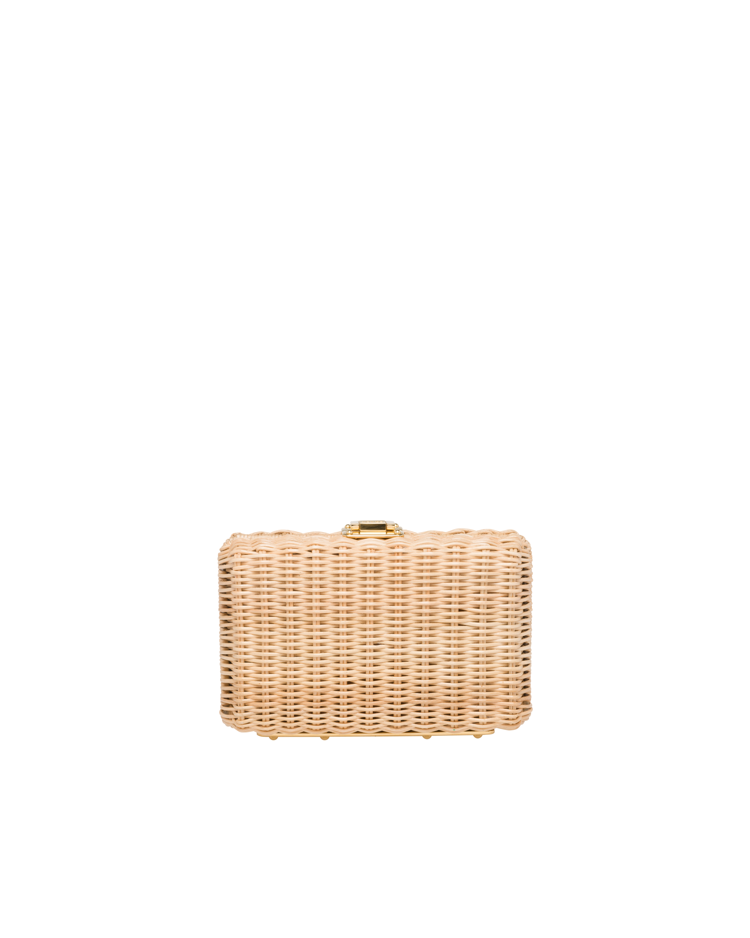 prada wicker clutch