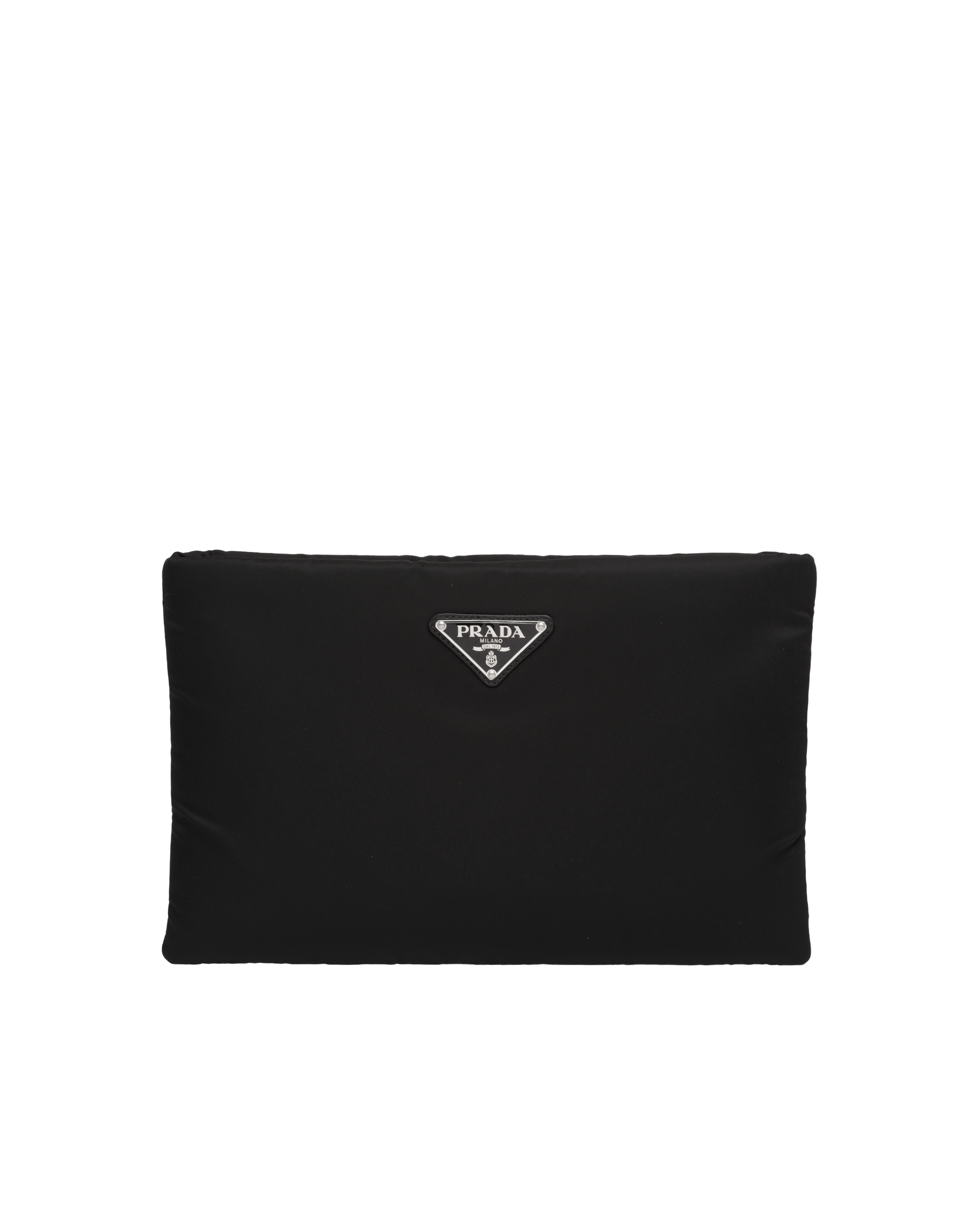 prada padded nylon clutch