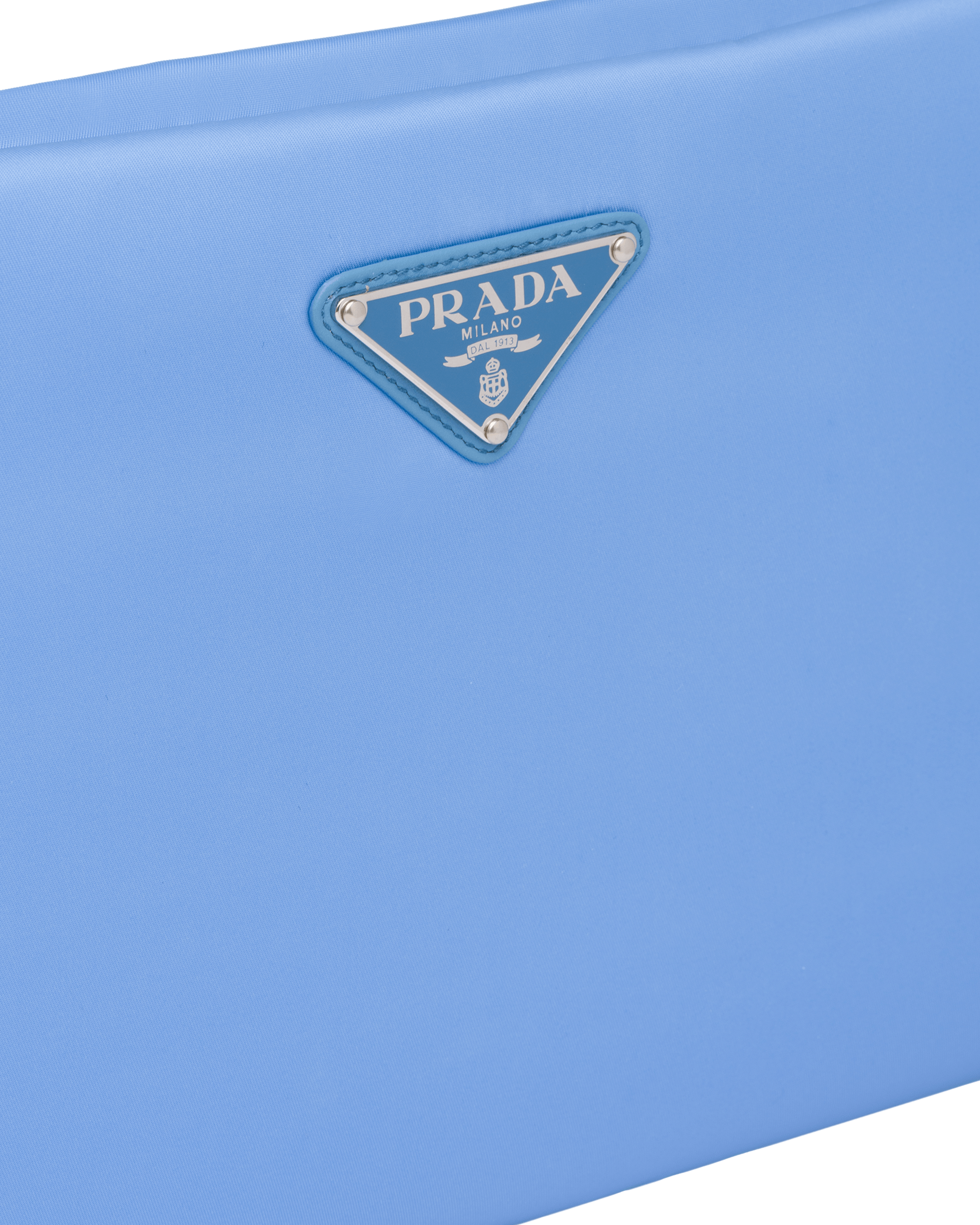 prada medium padded nylon clutch