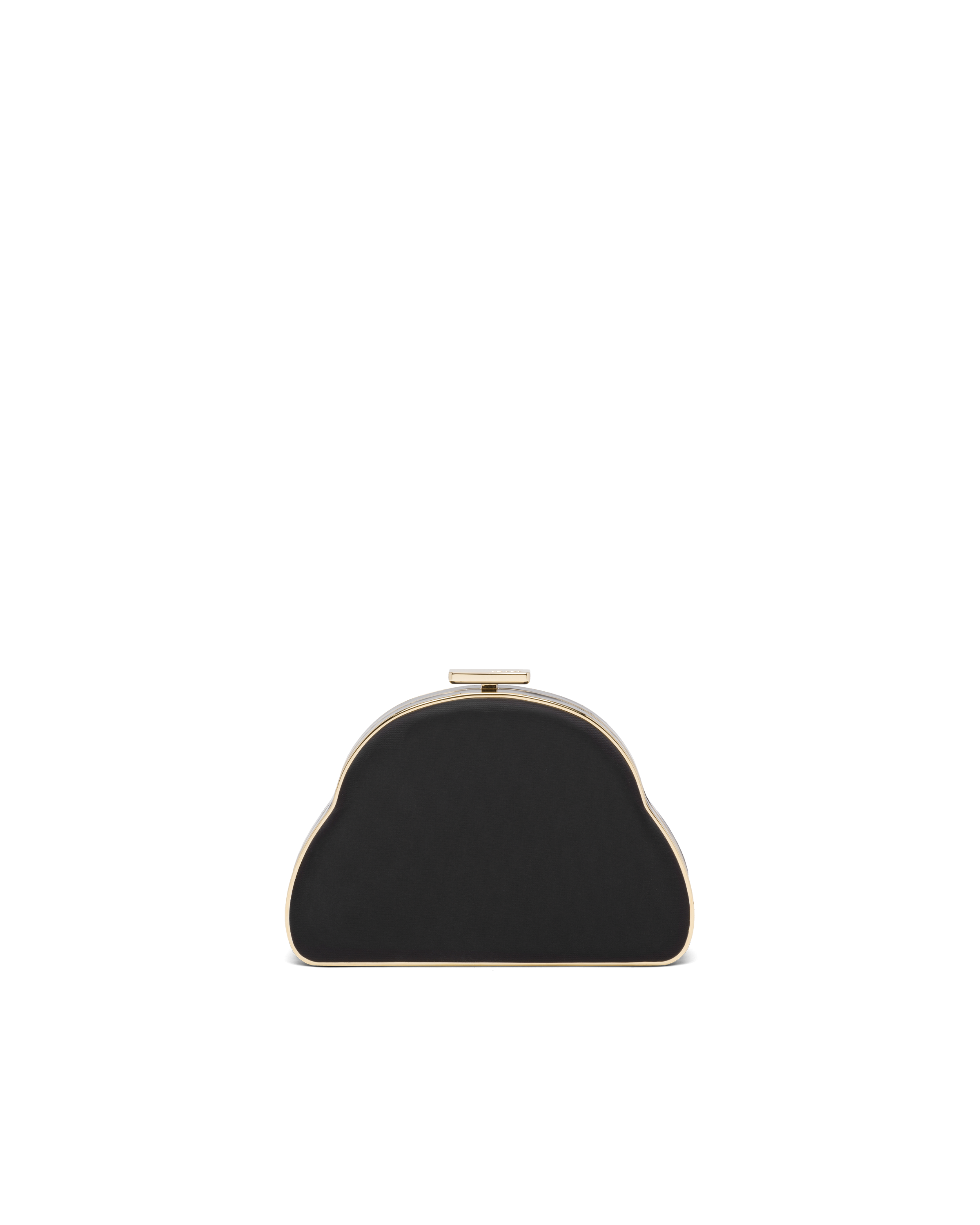 prada satin clutch