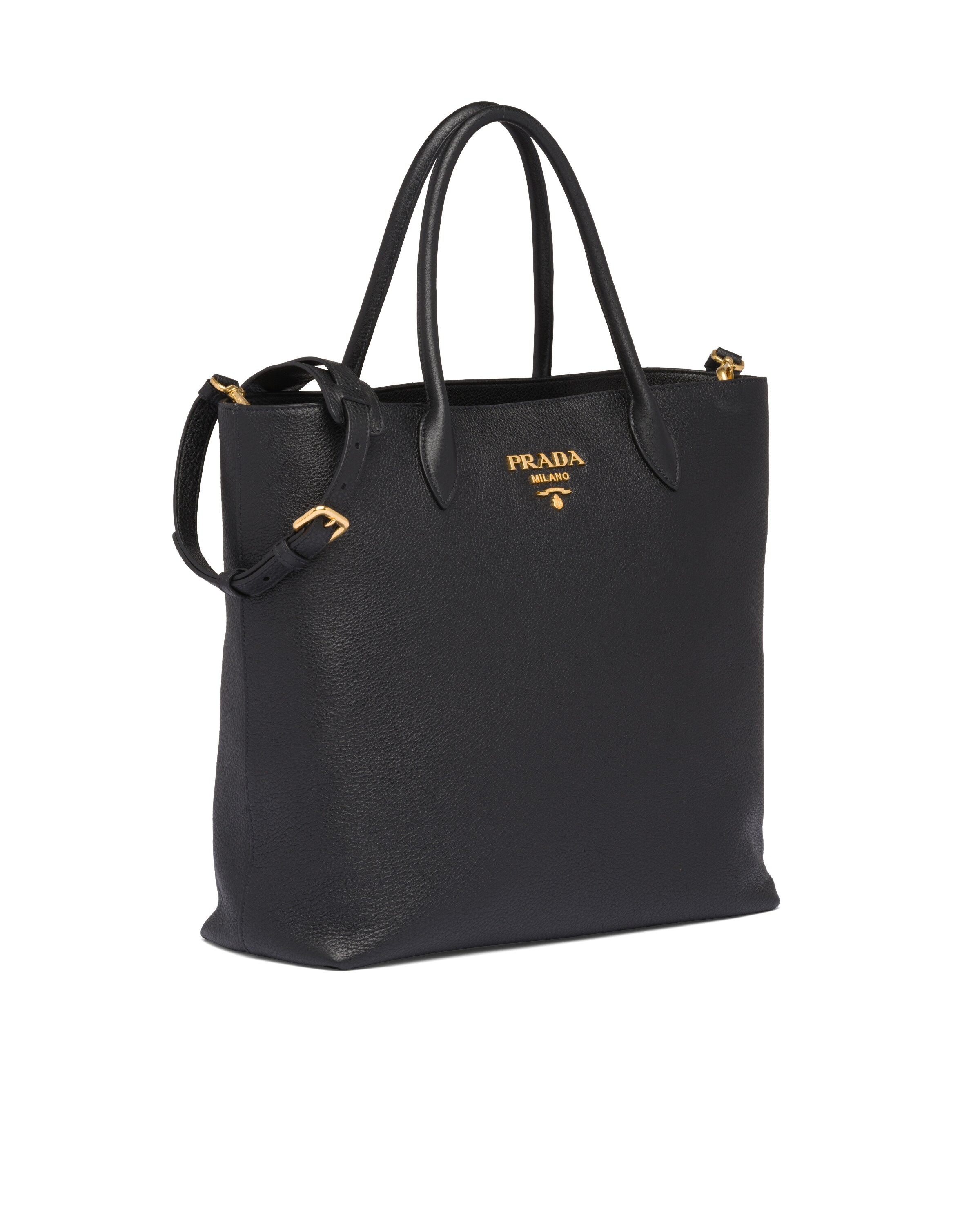 prada leather tote