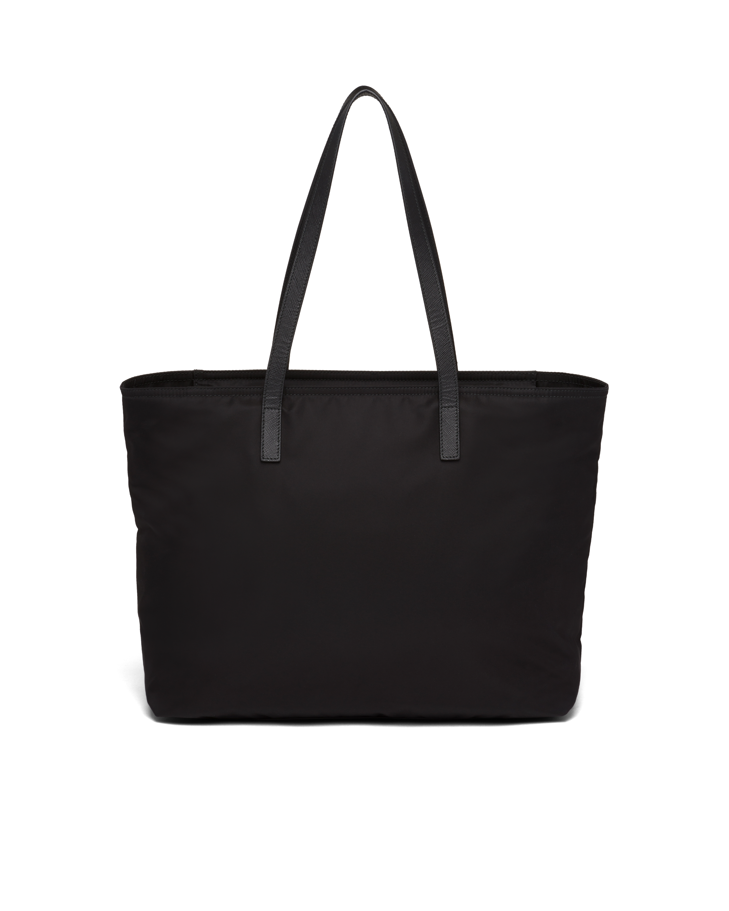 ブラック ナイロン トートバッグ Prada